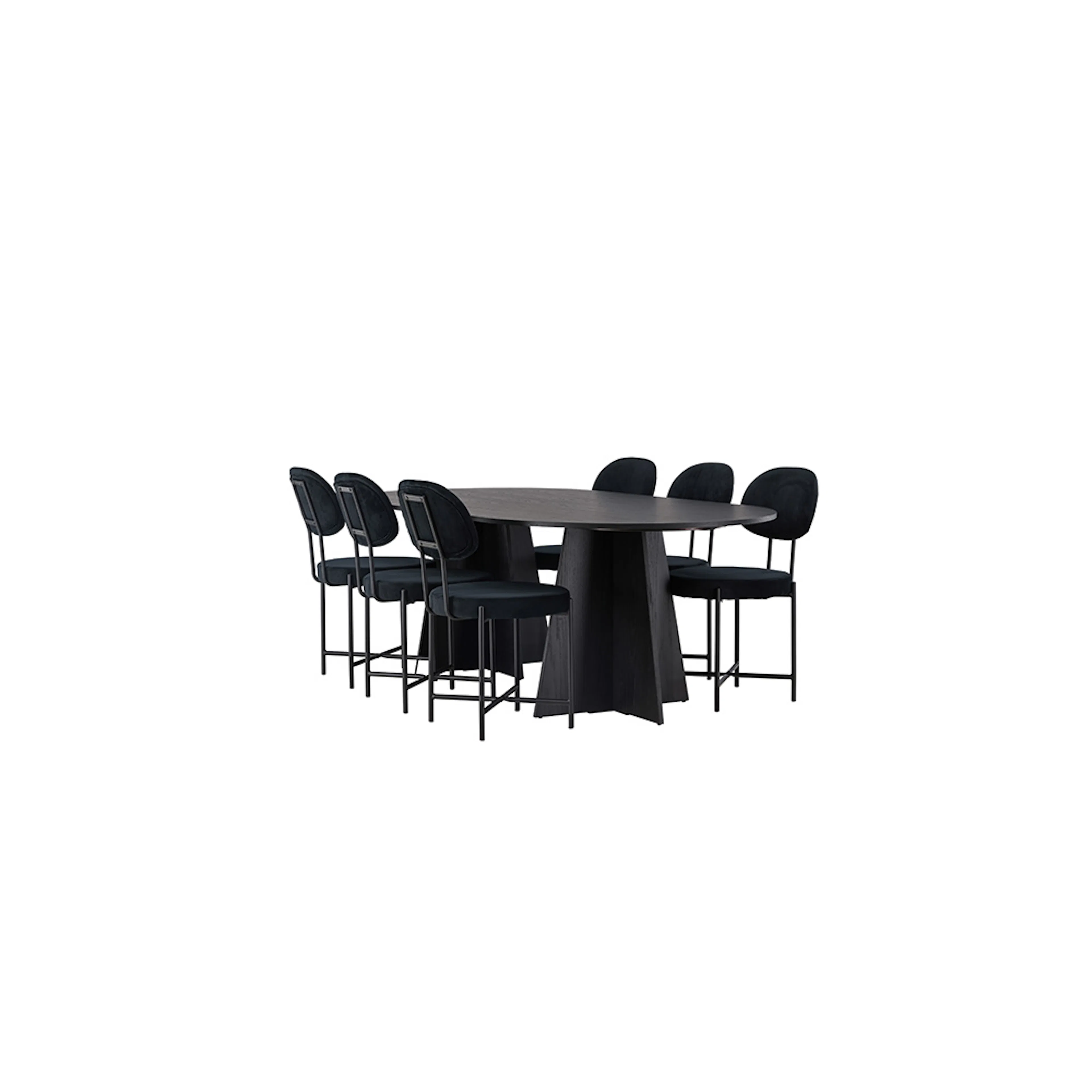 Spisegruppe Venture Home Bootcut med 6 stk Stella Stoler