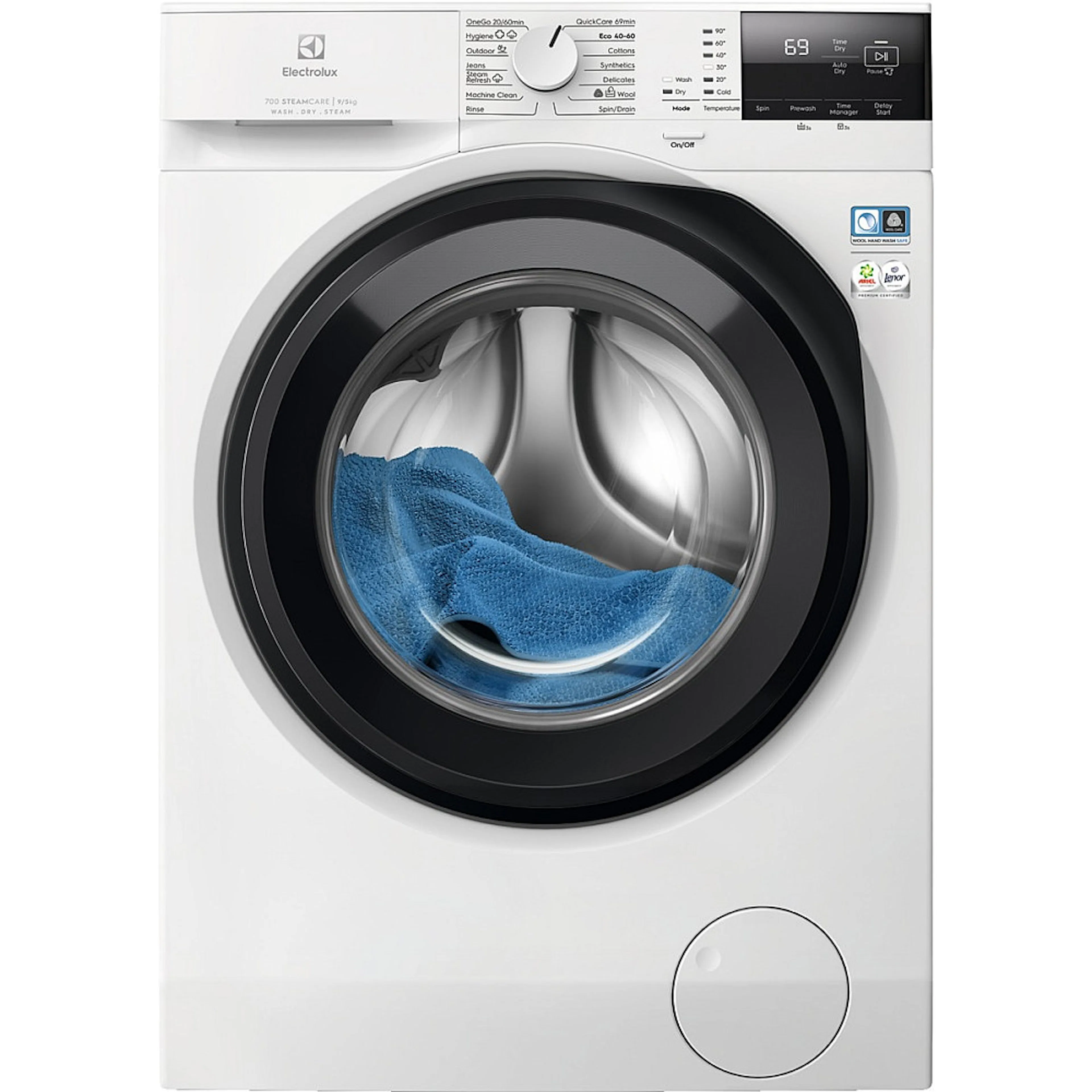 Hvitevarer Electrolux Vaskemaskin med Tørketrommel EWI722P94P DualCare og SteamCare