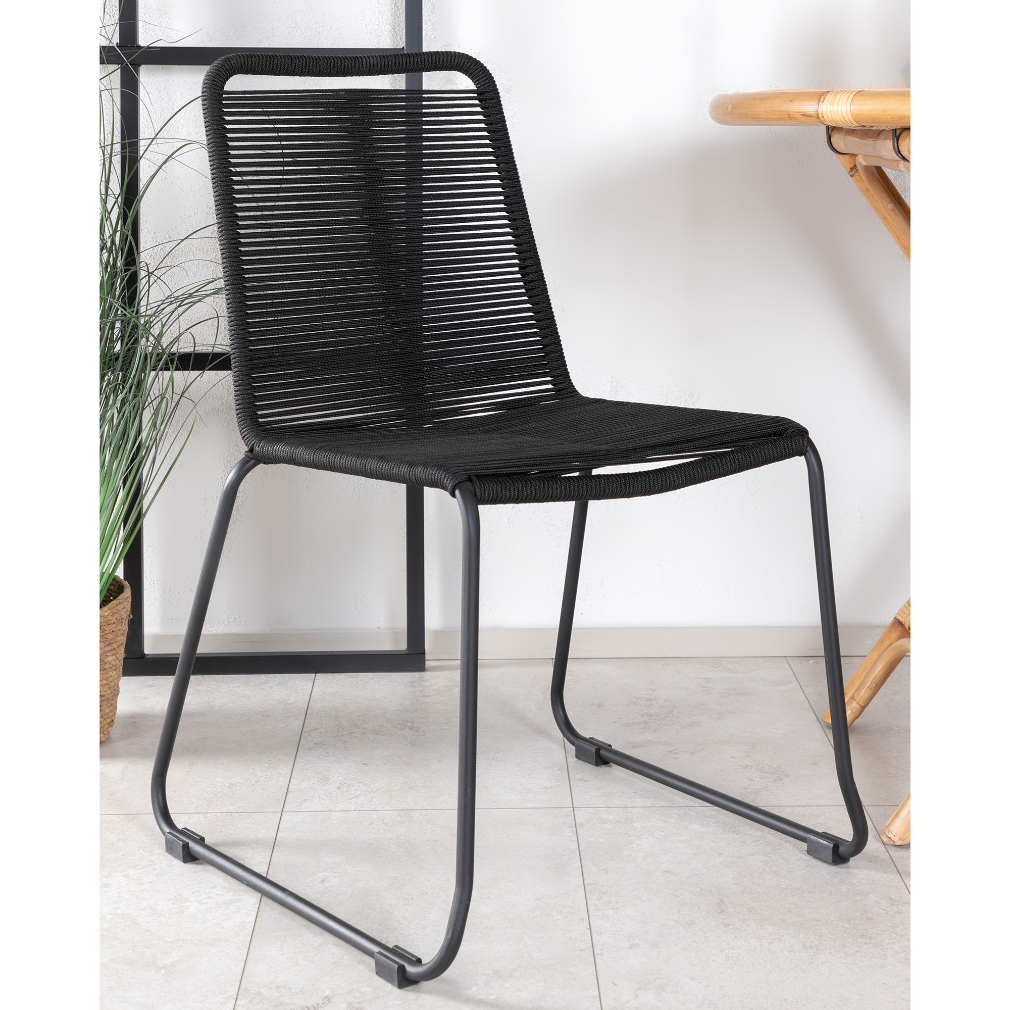 Cafégruppe Venture Home Cane med 2 Lindos Stoler