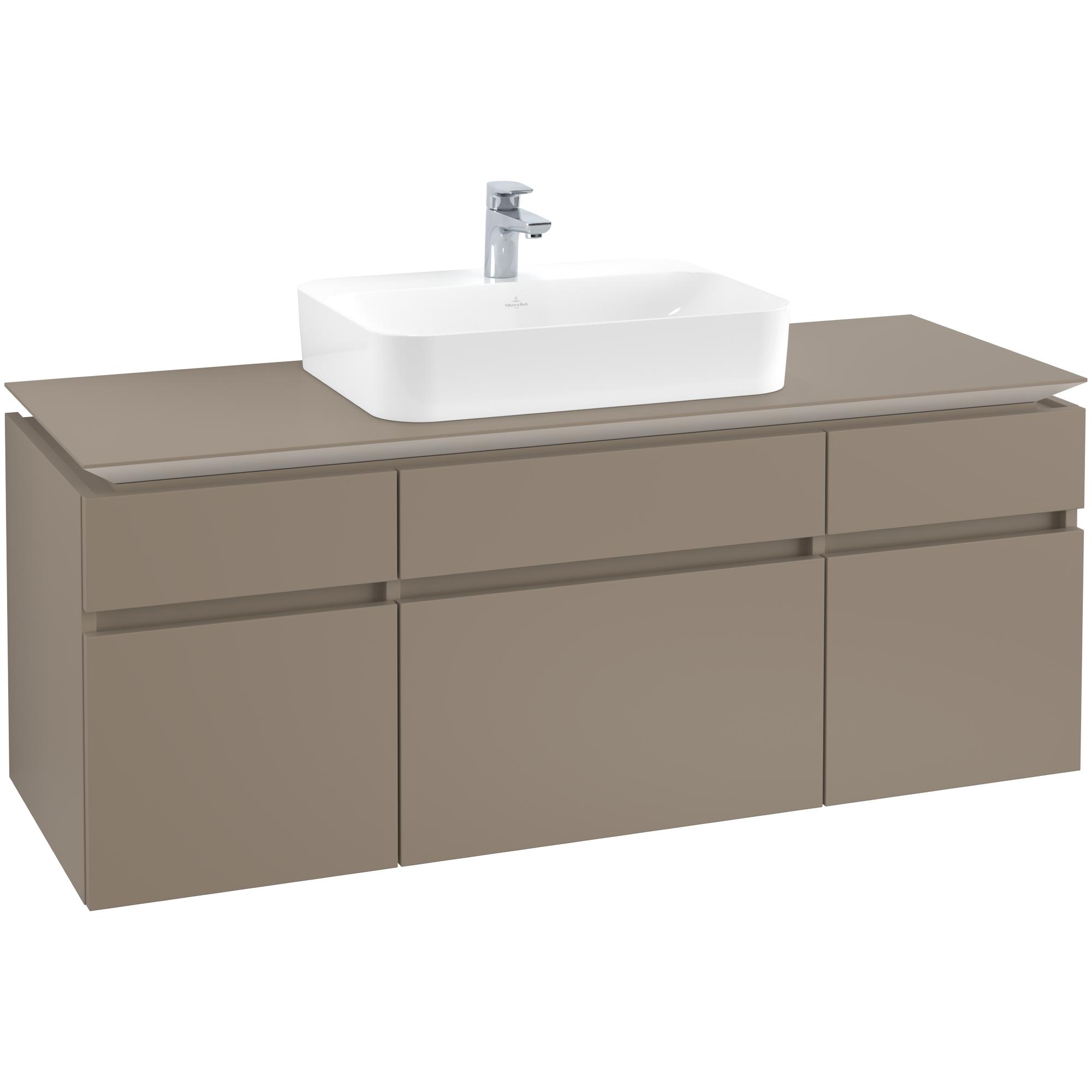 Tvättställsskåp Villeroy & Boch Legato med 5 Lådor för Ytmonterat Tvättställ från Finion & Memento