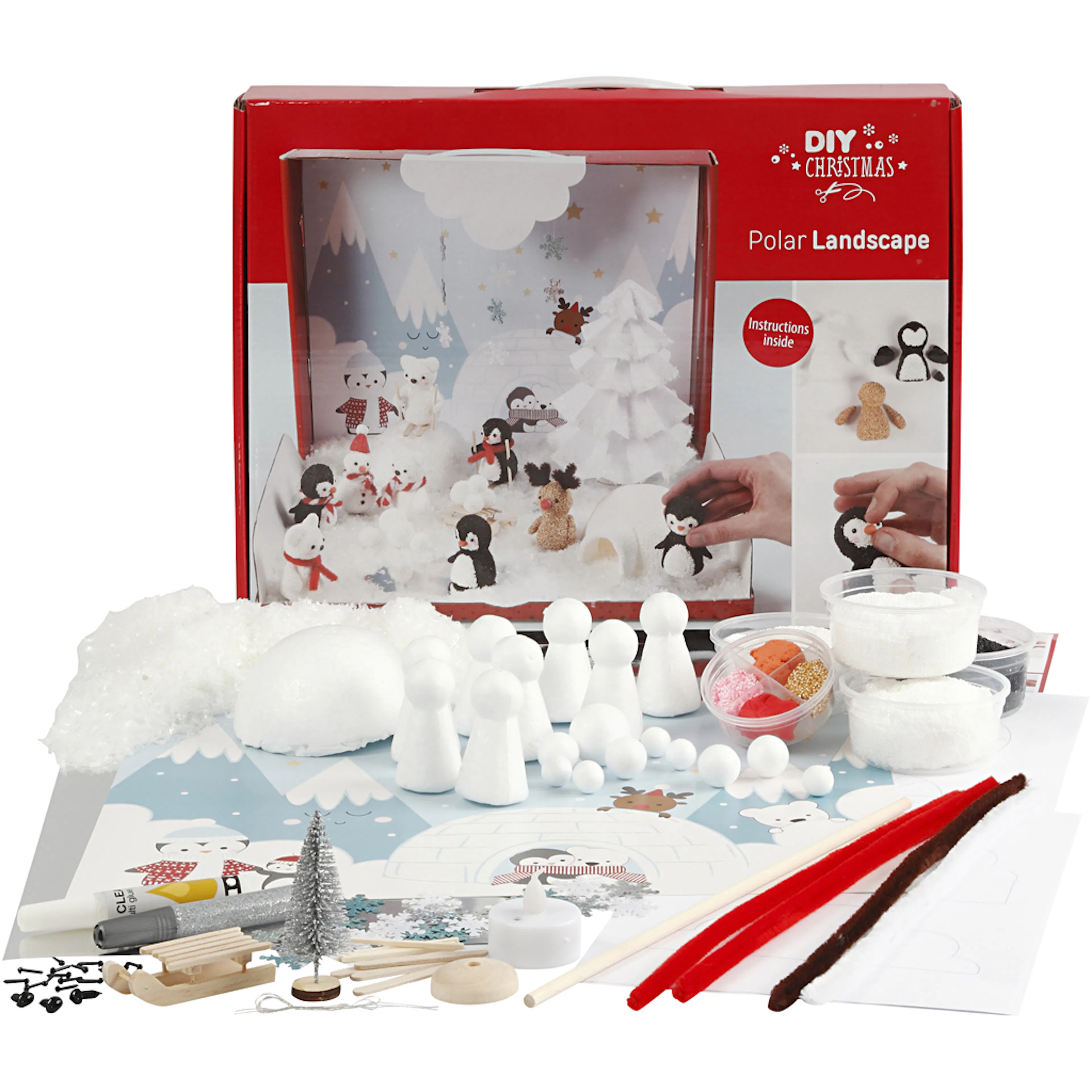 Materiellsett Creativ Company til Polarlandskap 1 Sett/1 Pk