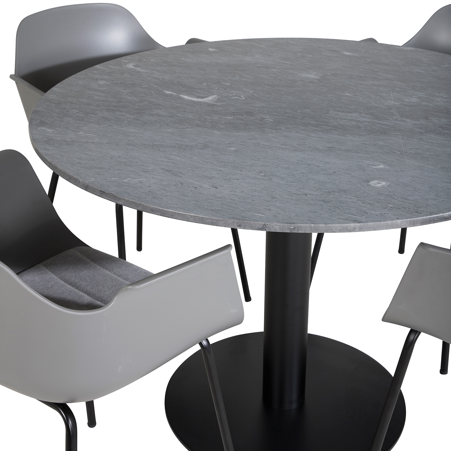 Spisegruppe Venture Home Estelle med 4 Colombine Stoler