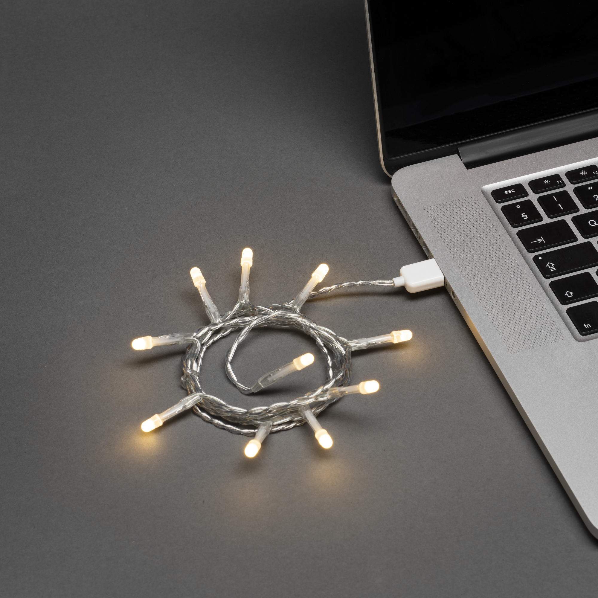 Lyslenke Gnosjö Konstsmide Frostet LED USB