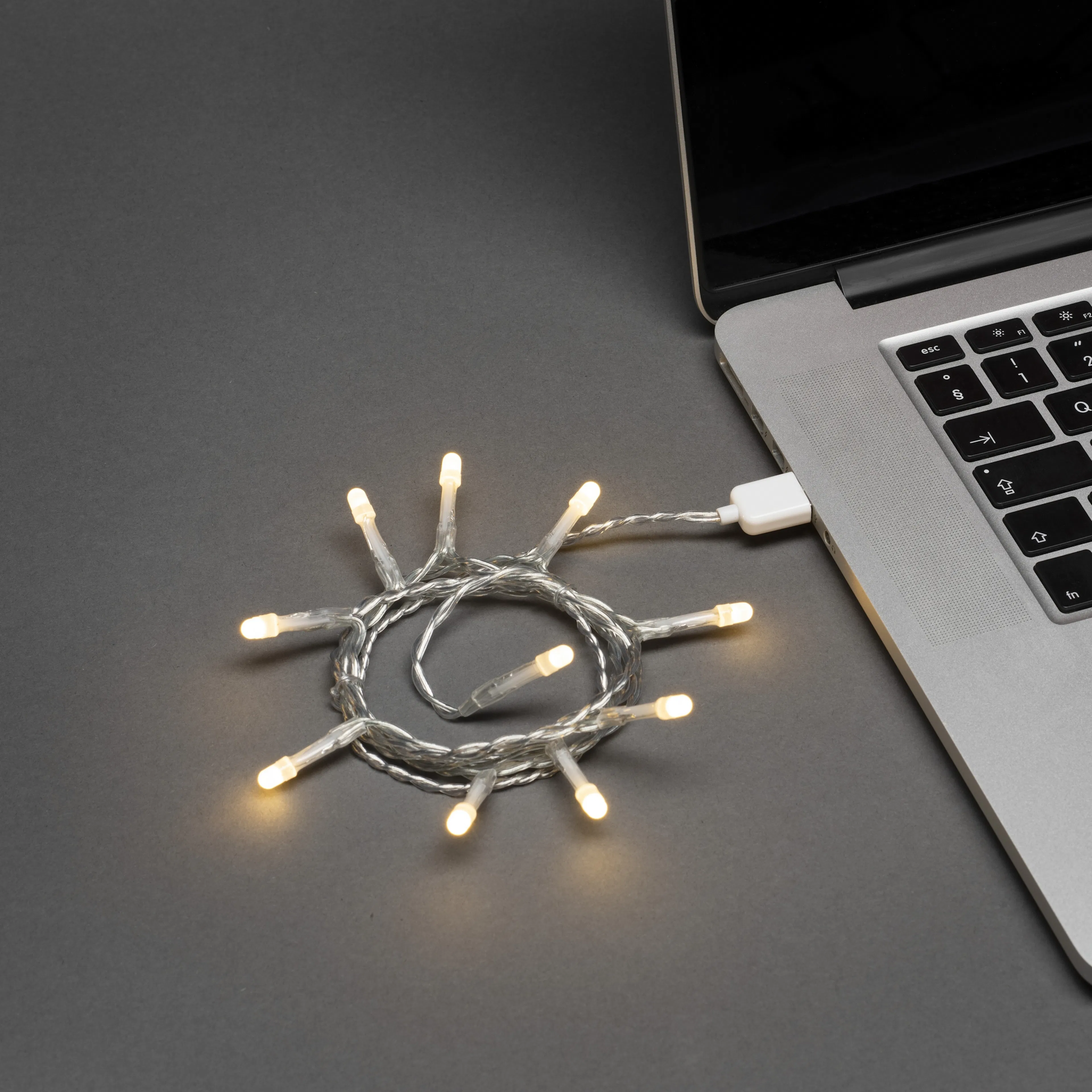 Lyslenke Gnosjö Konstsmide Frostet LED USB