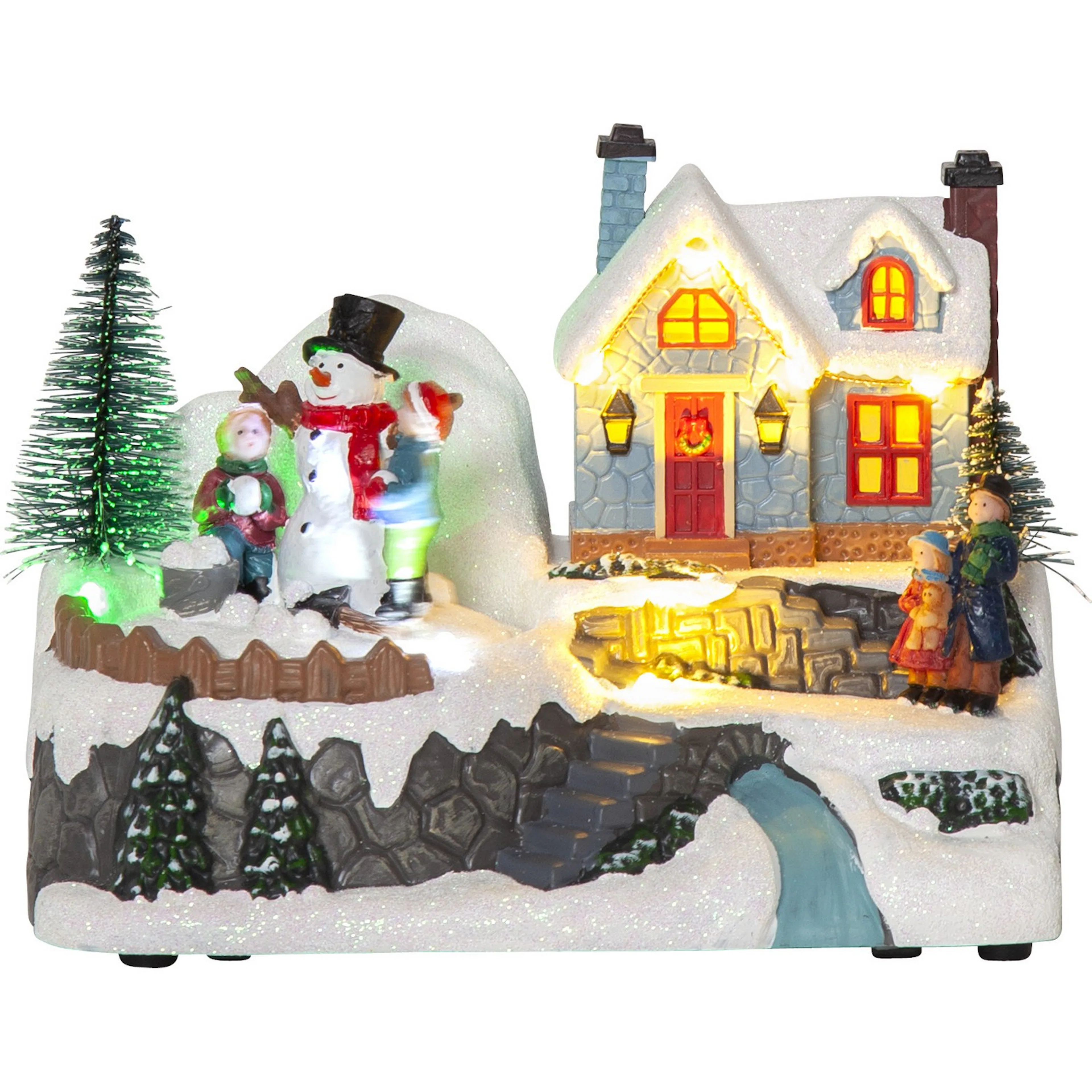 Juleby Star Trading Winterville Hus Snømann