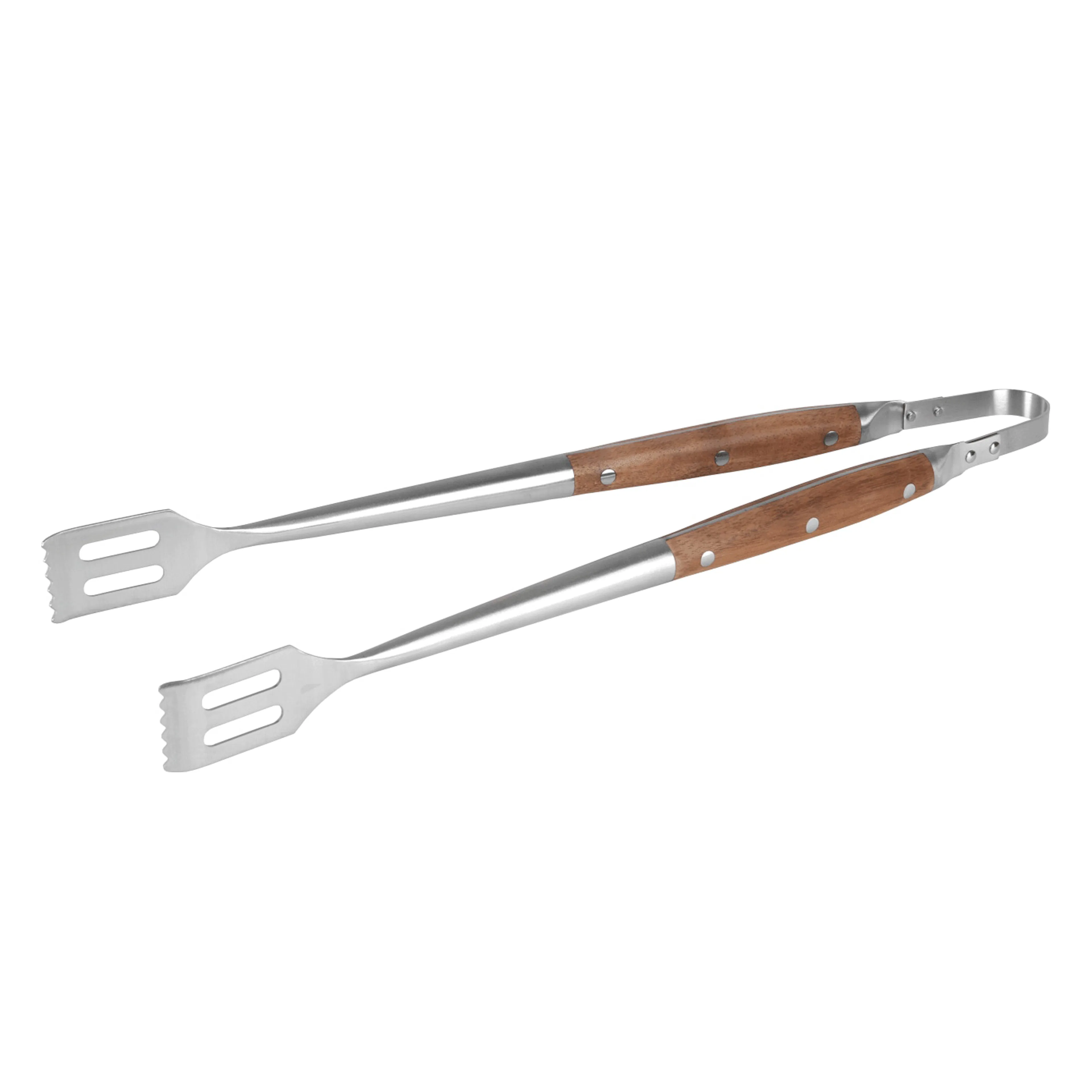 Grilltang Pepper i rustfritt stål med trehåndtak 46 cm