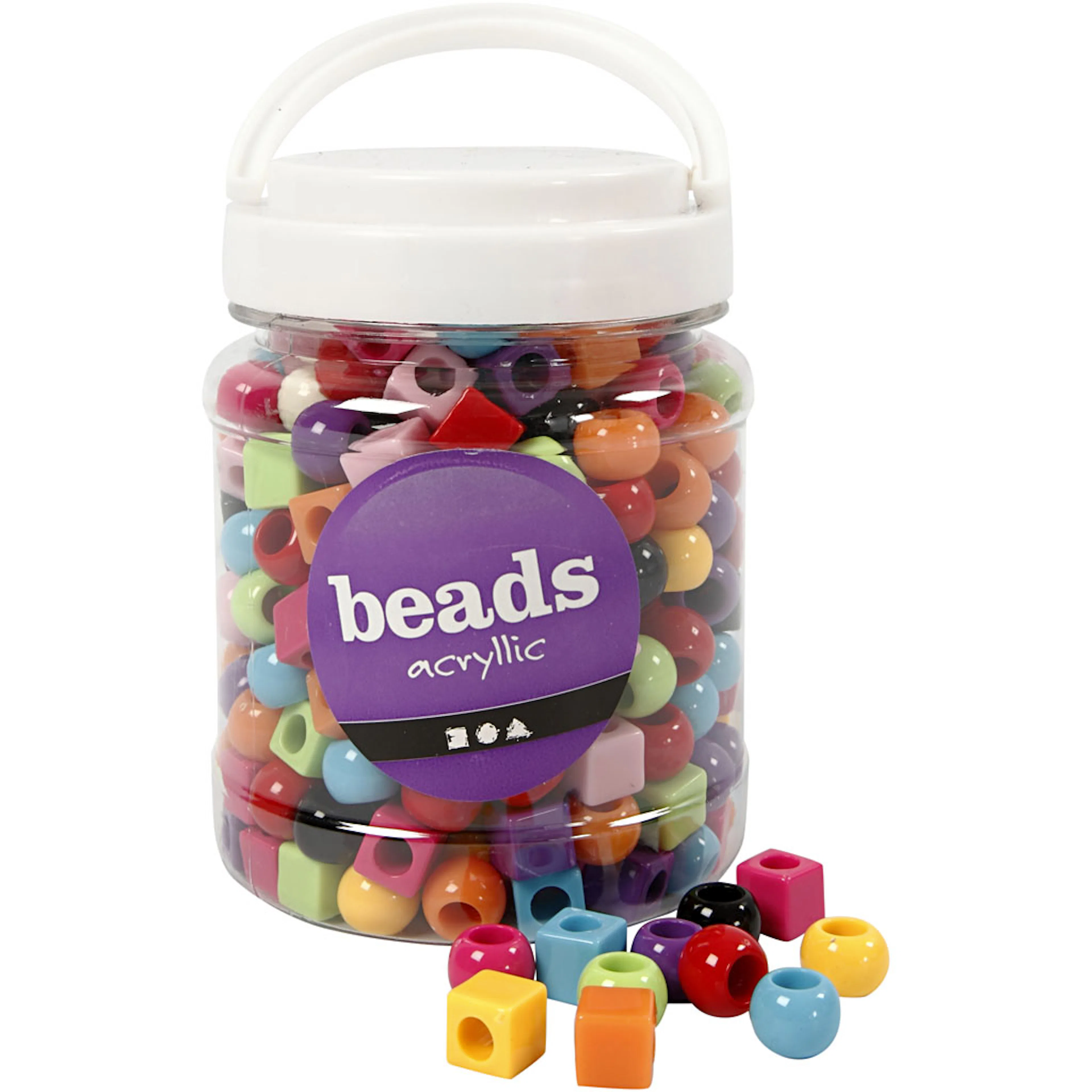 Perler Creativ Company Multimix Ass Farger Str 11 mm Hullstr 7 mm