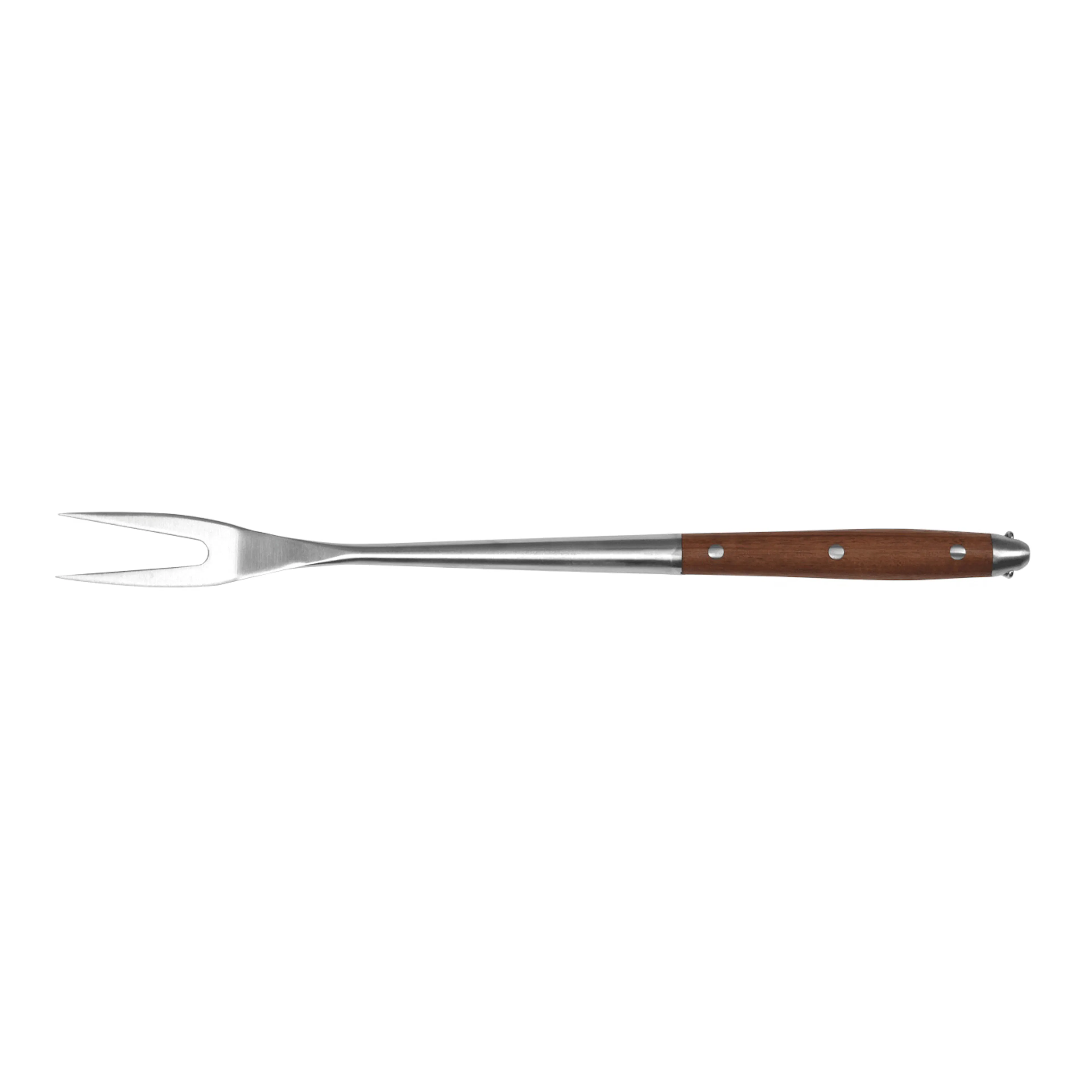 Grillgaffel Pepper Rustfritt med Trehåndtak 47 cm
