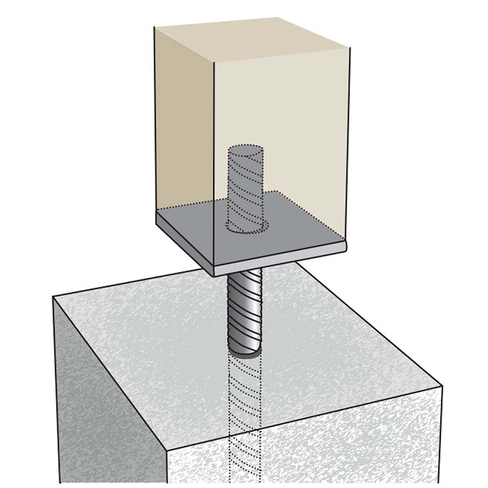 Stolpeholder FAST CSP 90x250 mm