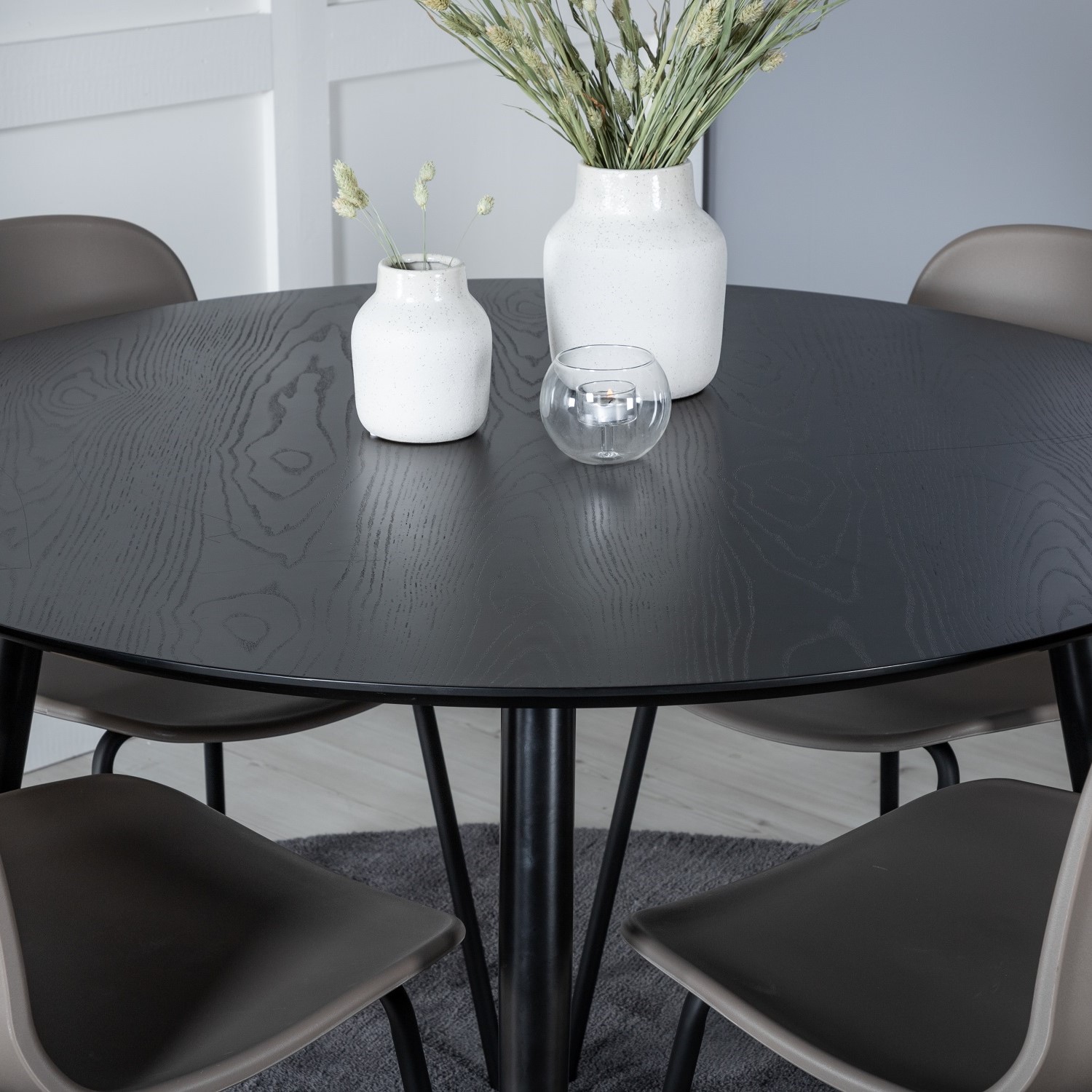 Spisegruppe Venture Home Dipp med 4 Arctic Stoler