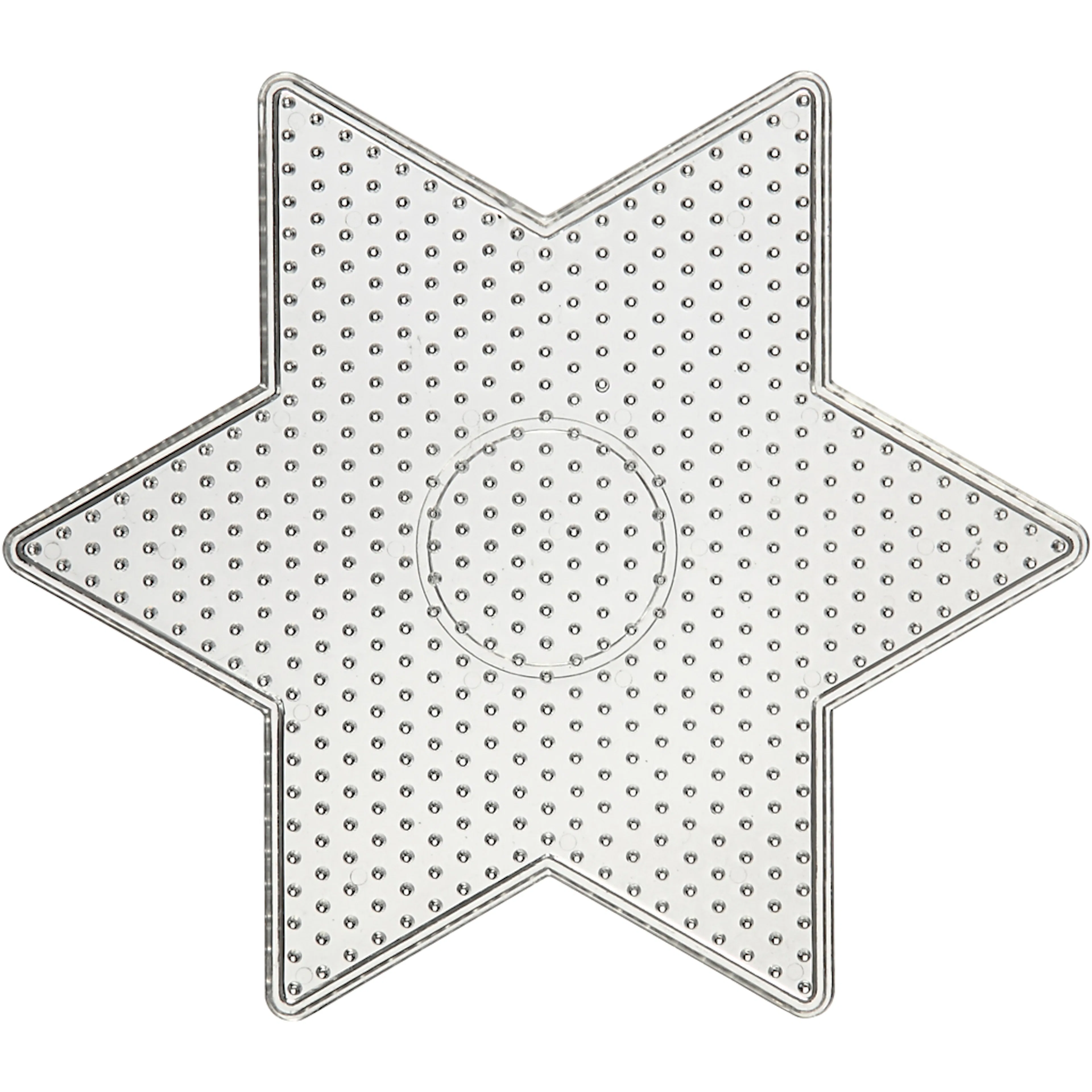 Perleplate Creativ Company Stjerne Str 15x15 cm 1 Stk