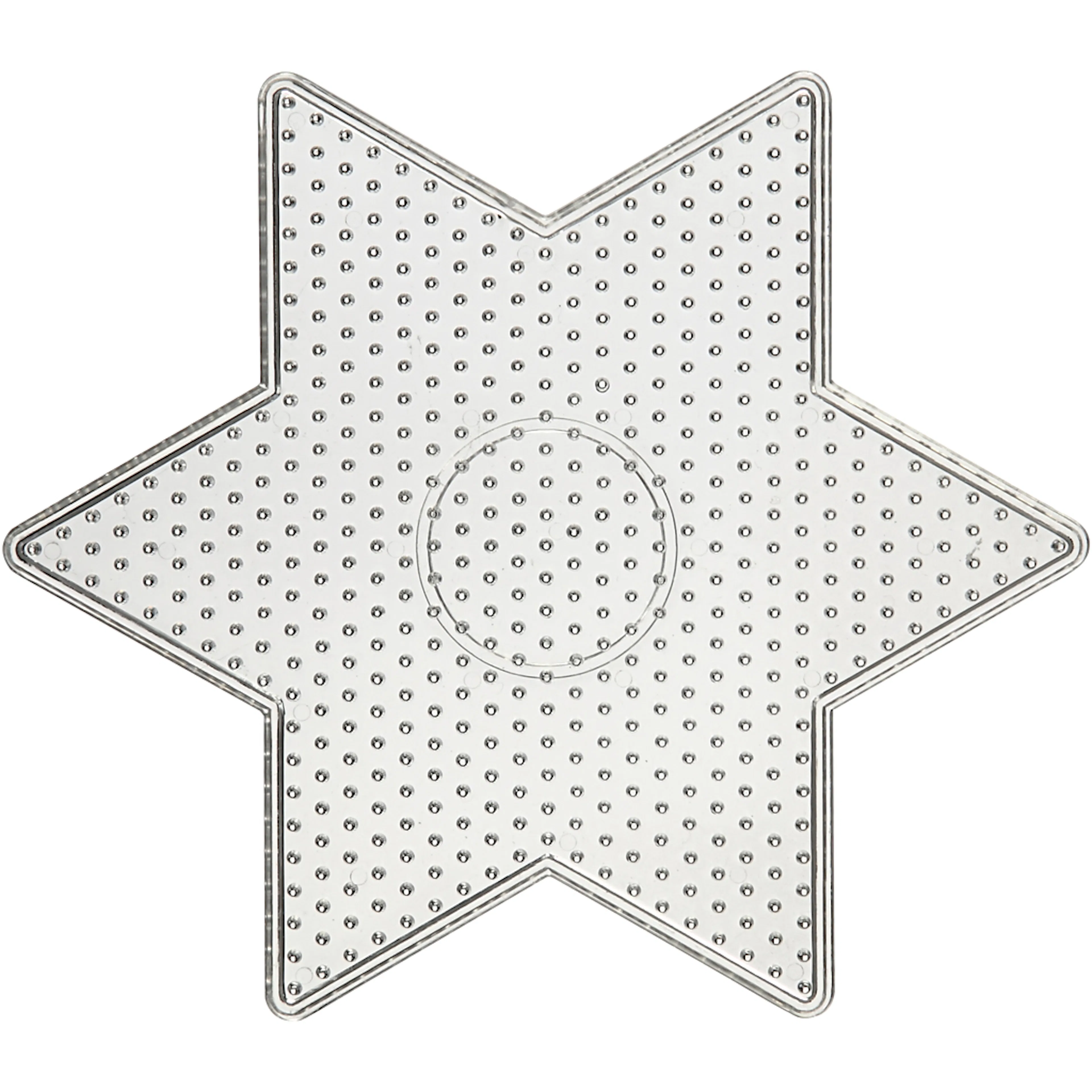 Perleplate Creativ Company Stjerne Str 15x15 cm 1 Stk