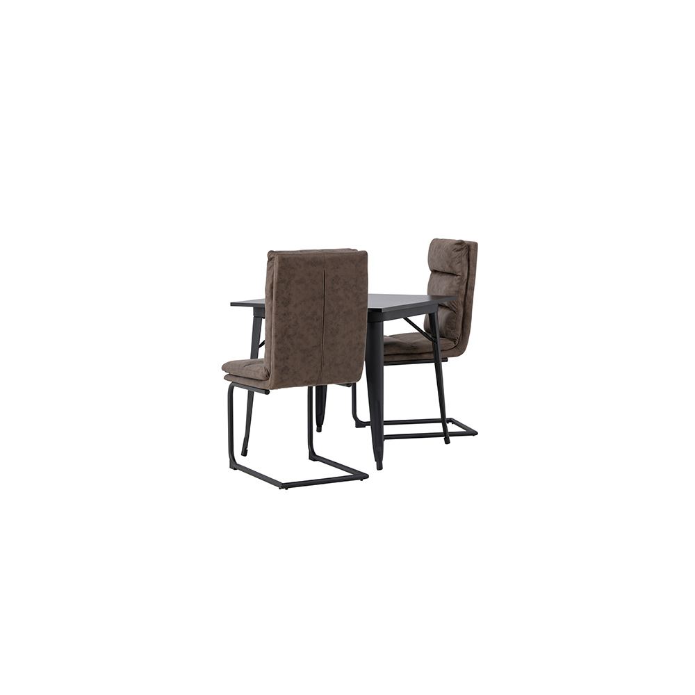 Spisegruppe Venture Home Tempe med 2 stk Zizo Stoler