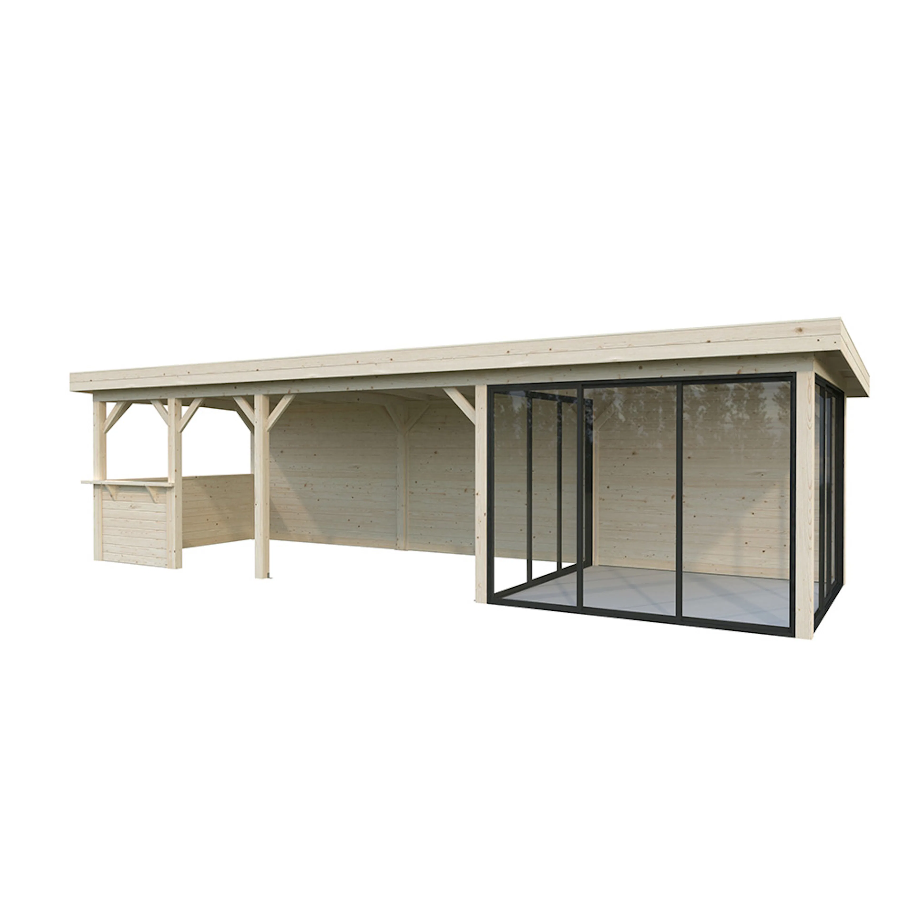Hagestue Palmako Lenna 24,9 m2 Set 416 Slide