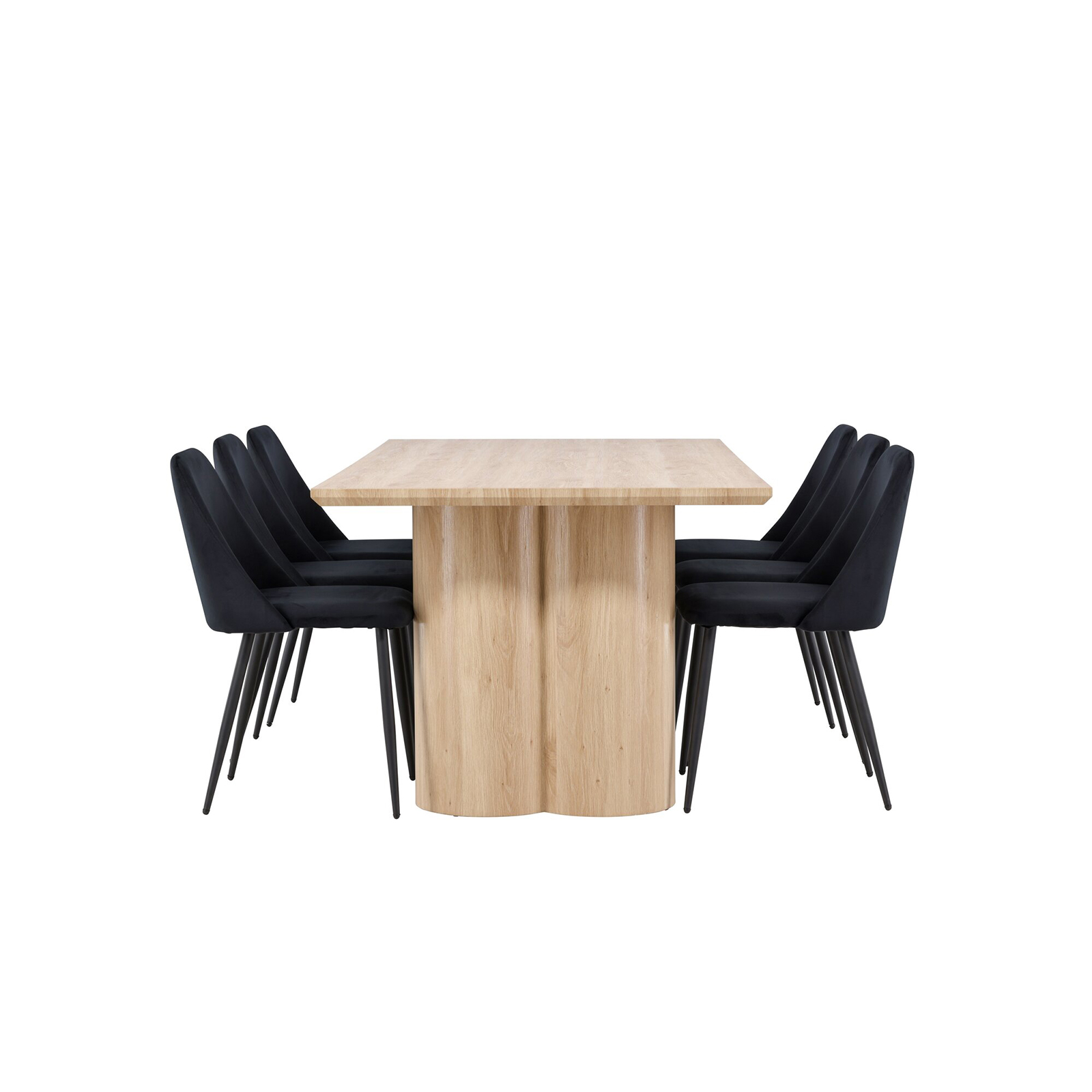 Spisegruppe Venture Home Olivia 210 med 6 stk Night Stoler