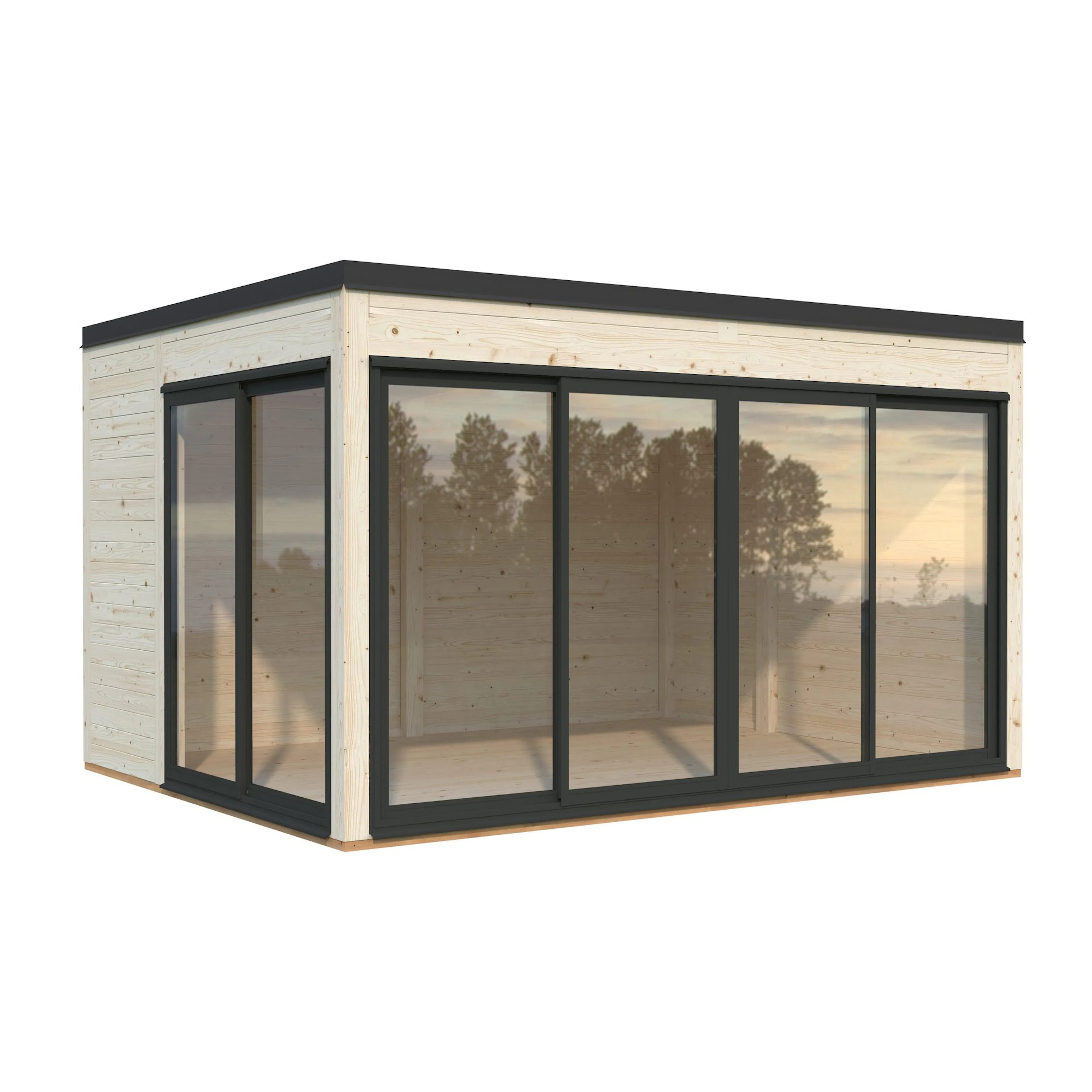 Hagestue Palmako Serena 13,4 m² Set 1 Slide Plus (inv. 12,6 m²)