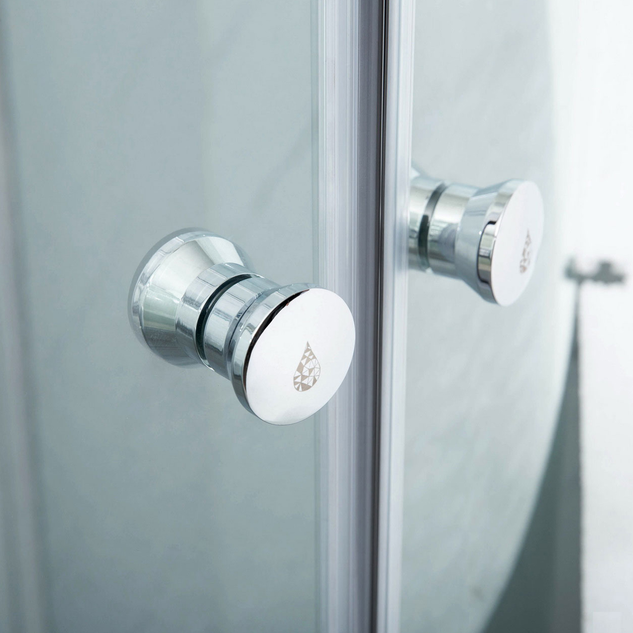 Duschhörn Bathlife Mitt Aluminium