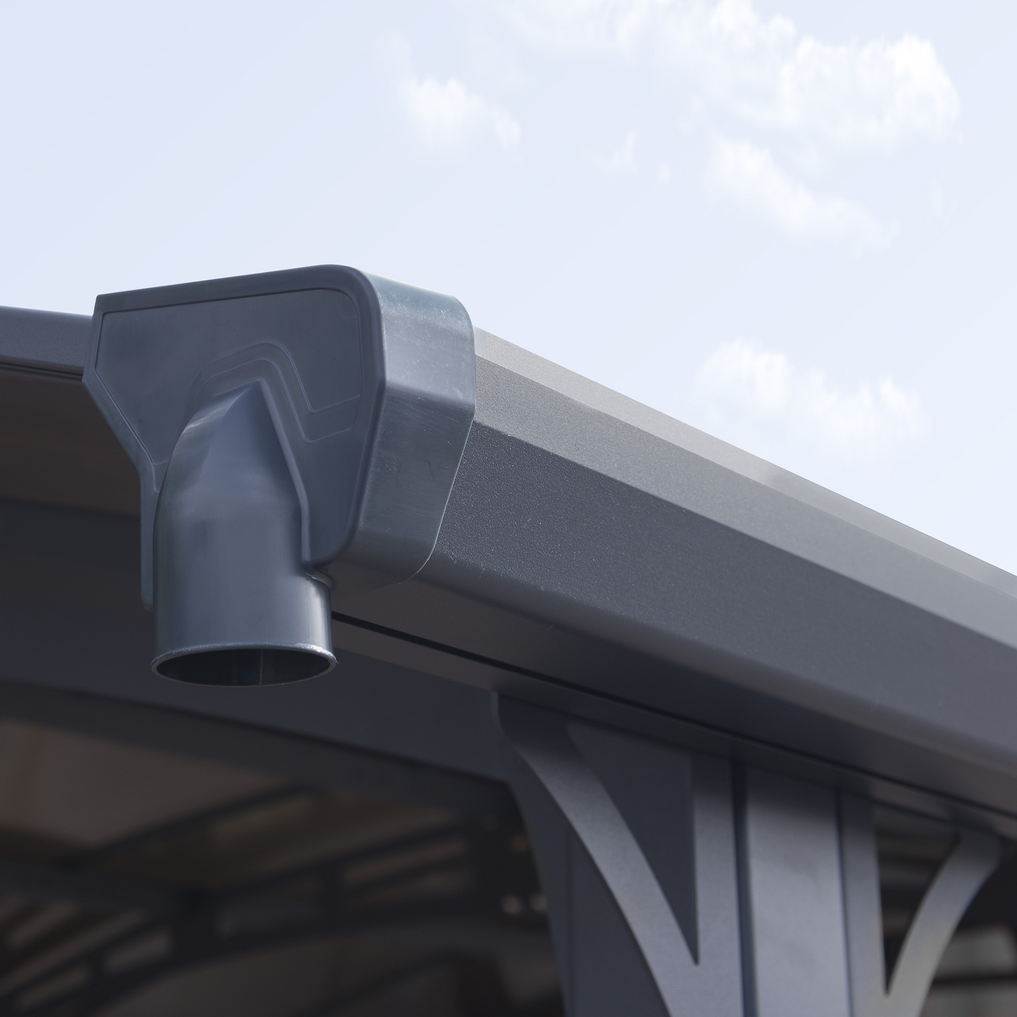 Carport Canopia av Palram Arcadia i metall 3,6x4,5 m