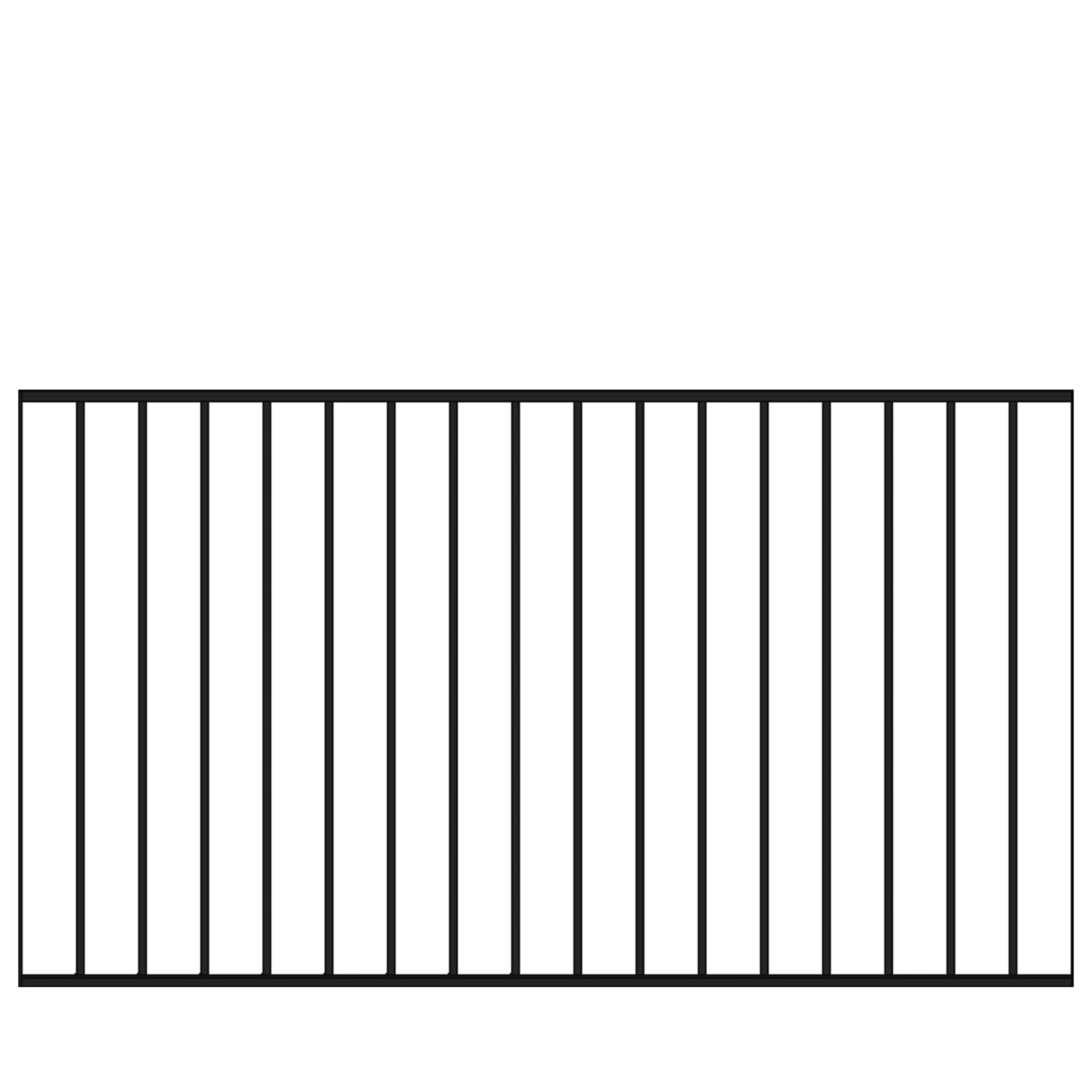 Gjerde PLUS Basic Hegn 150x85 cm