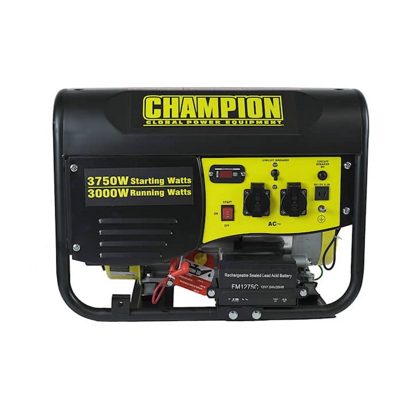 Strømaggregat Champion Generators CPG4000E1 3,5kW 1-fas Bensin
