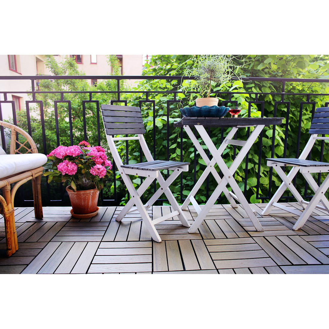 Terrassehelle Jabo Ruta Kompositt 4-Pk 30x30 cm FSC (A)