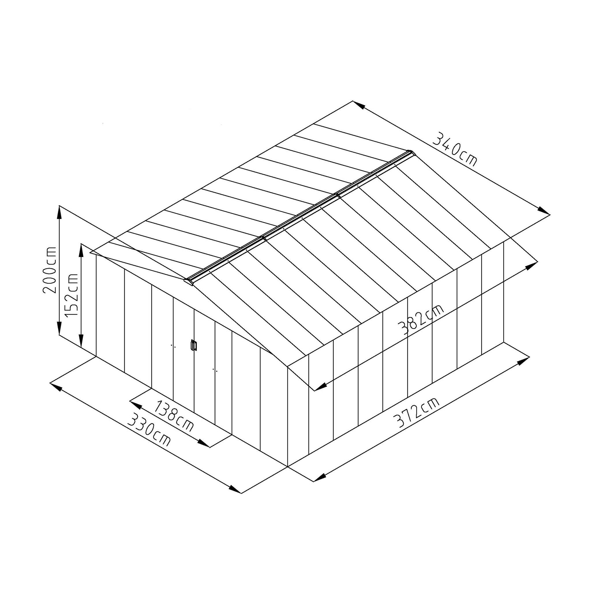 Redskapsbod Fornorth 12.99m2