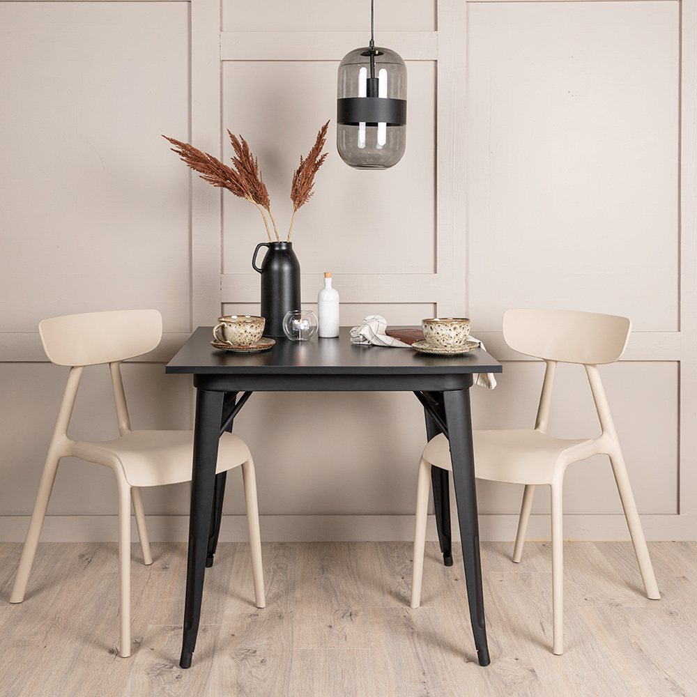 Spisegruppe Venture Home Tempe 80 cm med 2 Ursholmen Stoler