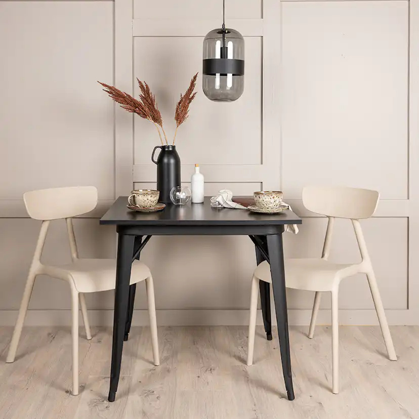 Spisegruppe Venture Home Tempe 80 cm med 2 Ursholmen Stoler