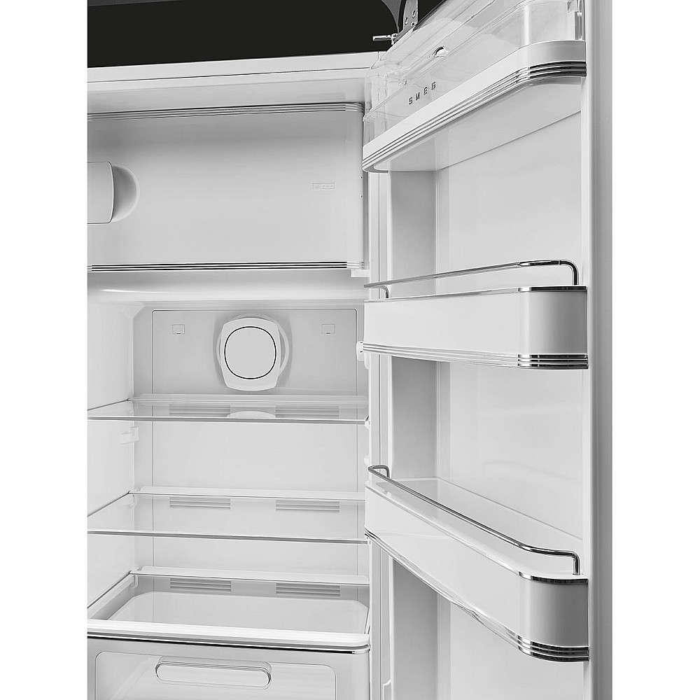 Kjøleskap med Fryserom Smeg FAB28RBL6 Svart 50's Style