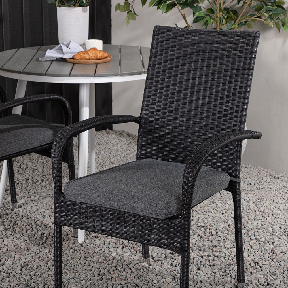 Cafégruppe Venture Home Break Ø90 cm med 2 Anna Stoler