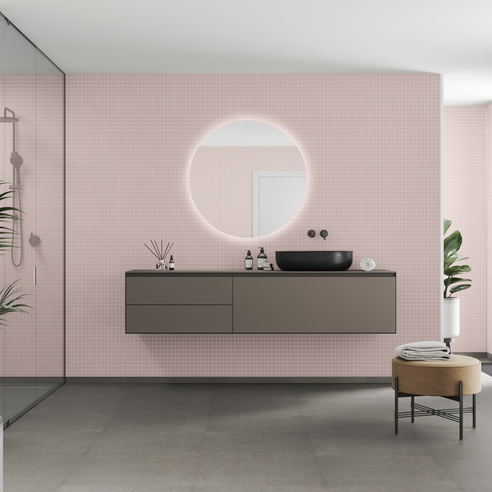 Baderomspanel Fibo 5218-M0303 Dusky Pink