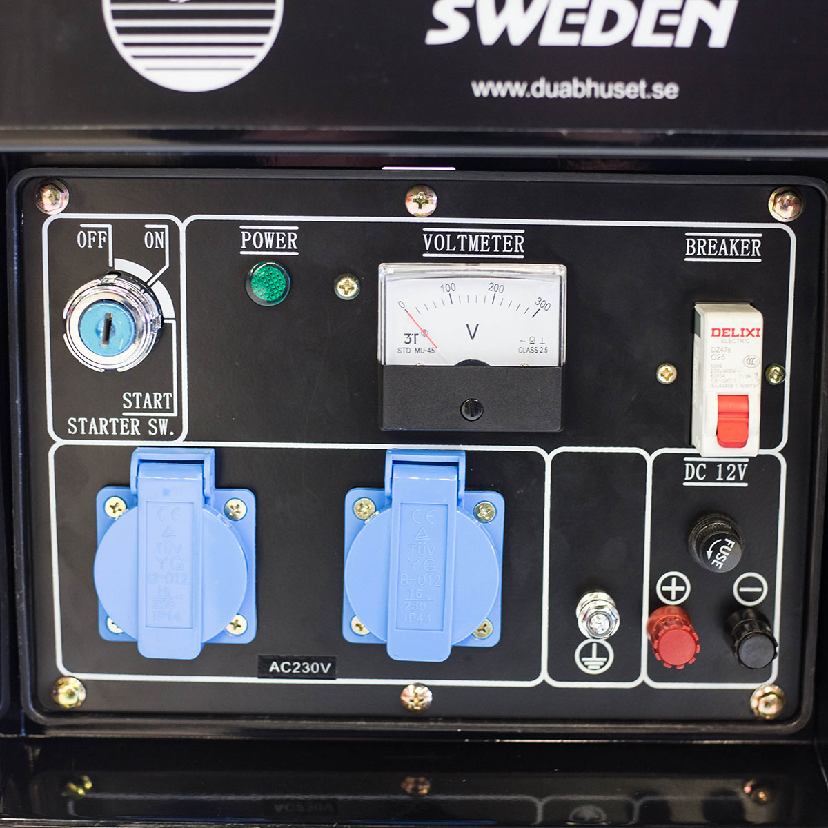 Strømaggregat Duab-Power MDG6000CLE 1-fas Diesel Fjernstart