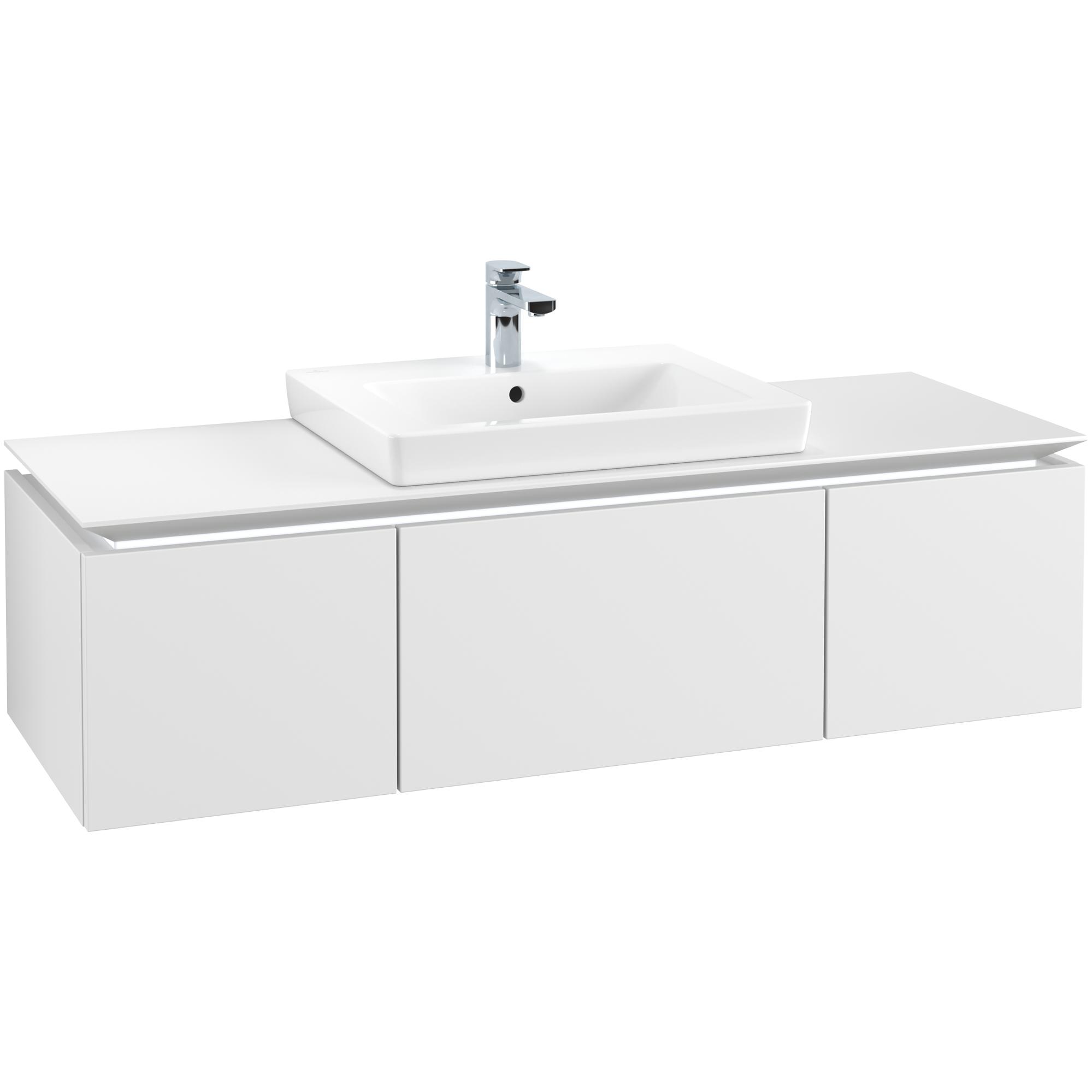 Tvättställsskåp Villeroy & Boch Legato Kompakt med 3 Lådor för Tvättställ | badrum - badrumsmobler - tvattstallsskap-och-kommod | KakelKungen