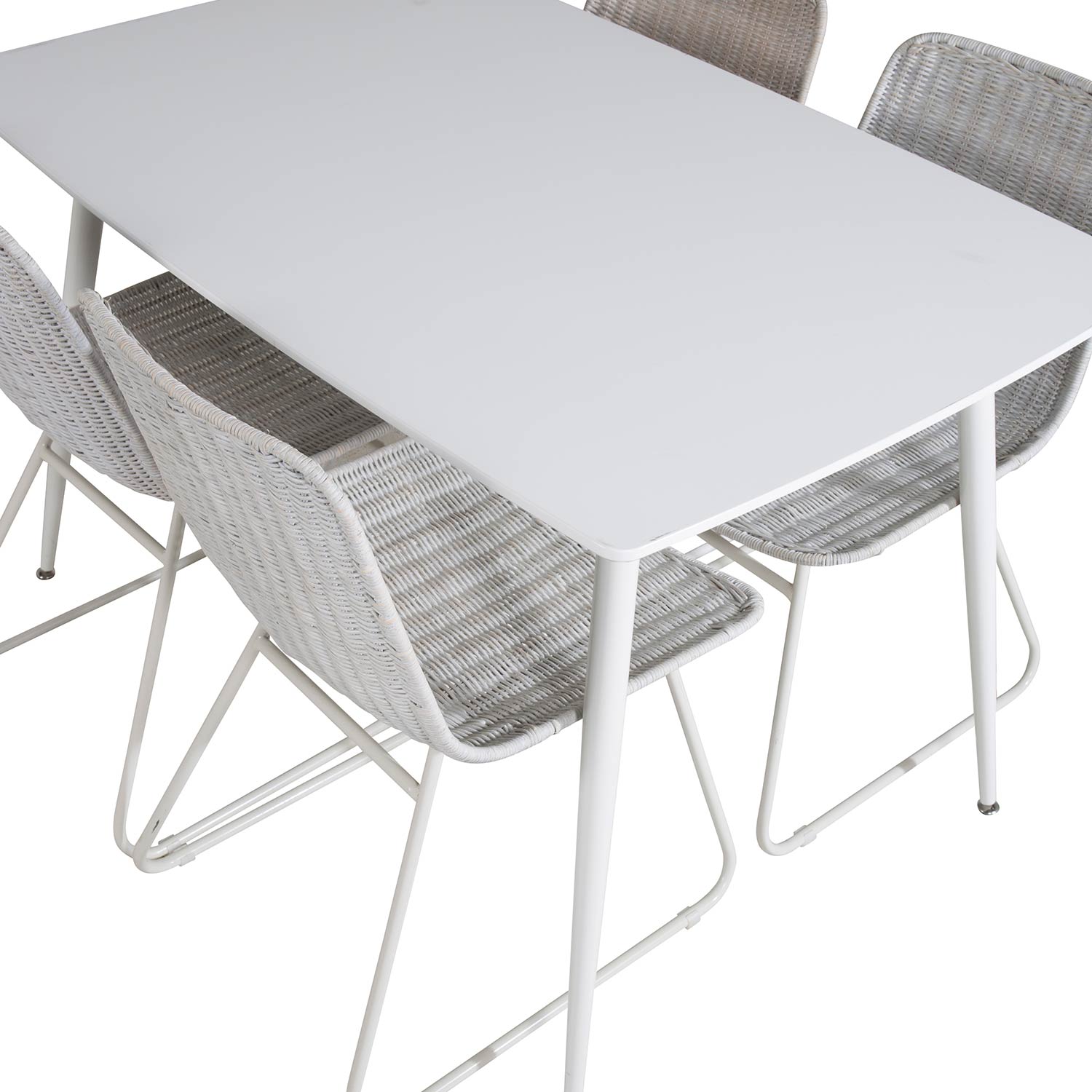 Spisegruppe Venture Home Pobbie med 4 Cornelia Stoler Polyester