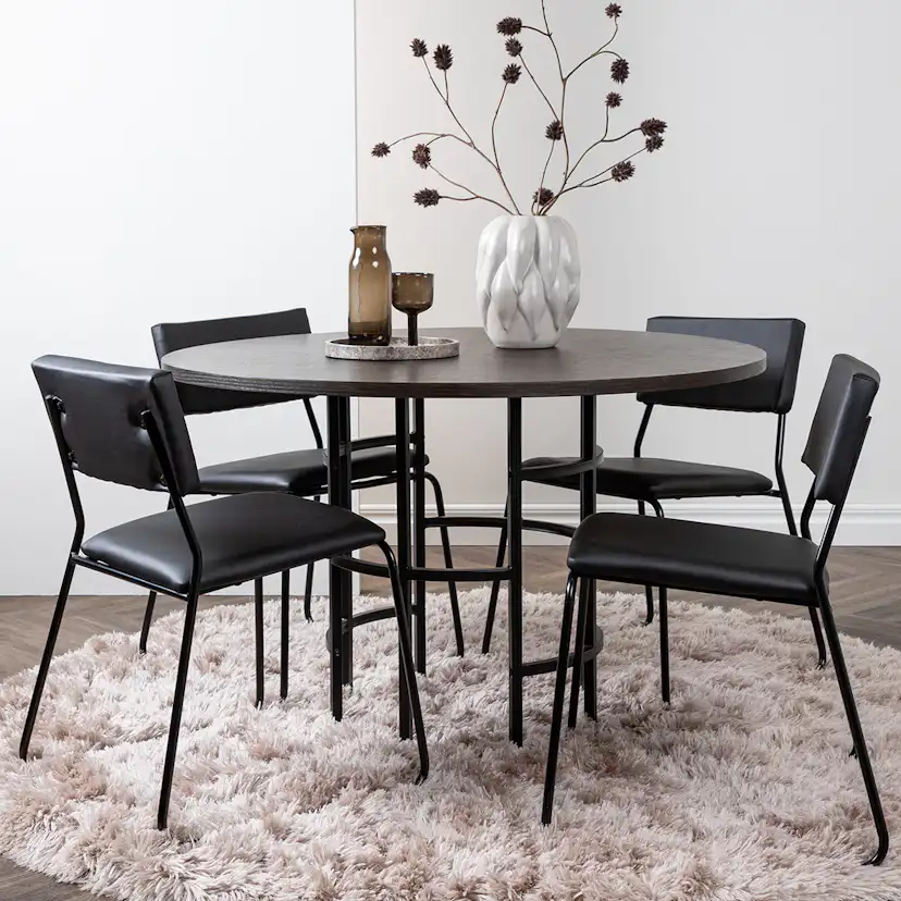 Spisegruppe Venture Home Copenhagen med 4 Kenth Stoler