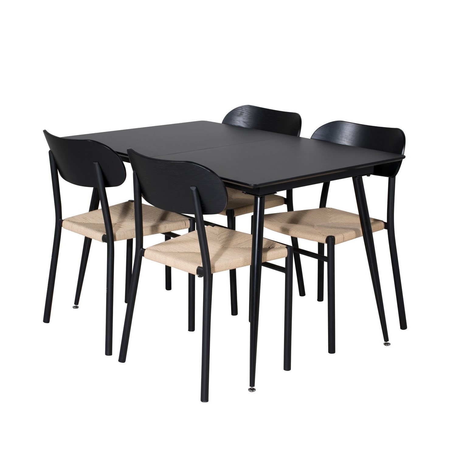 Spisegruppe Venture Home Silar med 4stk Polly Stoler