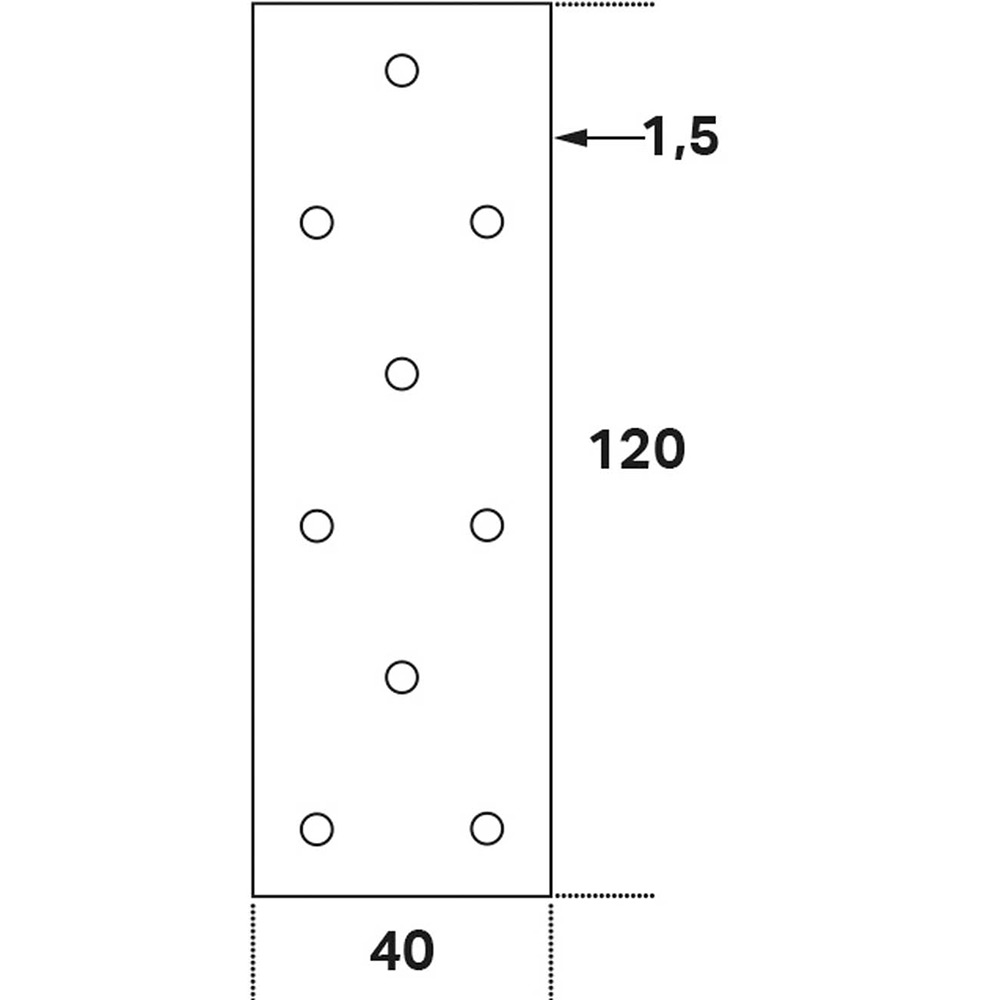 Hullplate FAST HP Stål