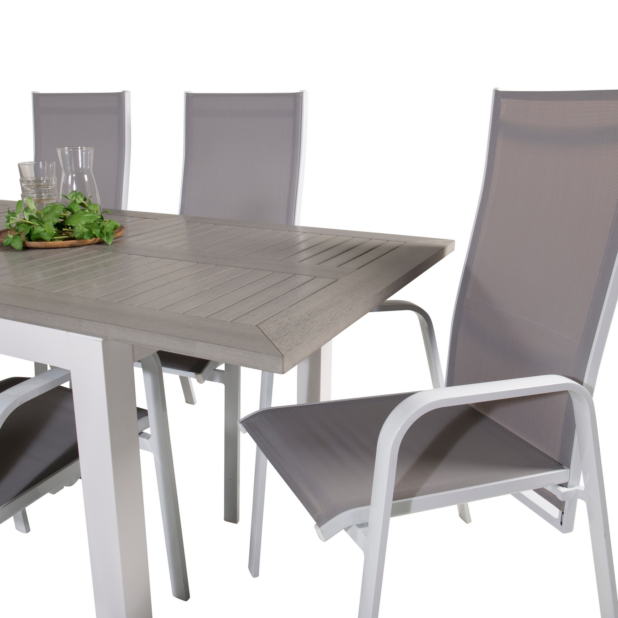 Spisegruppe Venture Home Aleyna 152/210 med 6 Copacabana Stoler