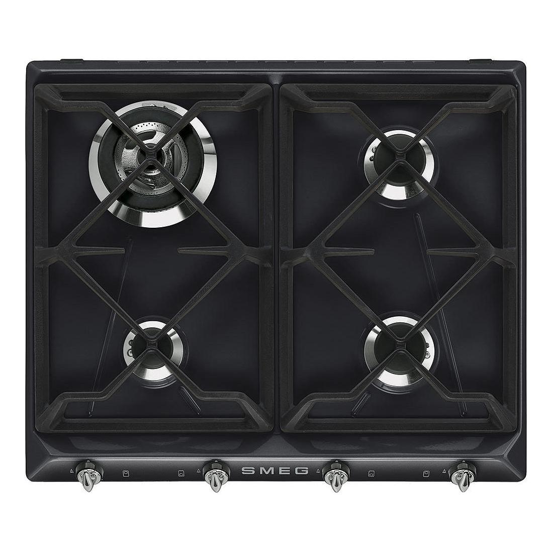 Smeg Gashäll Victoria SR964NGH Sort