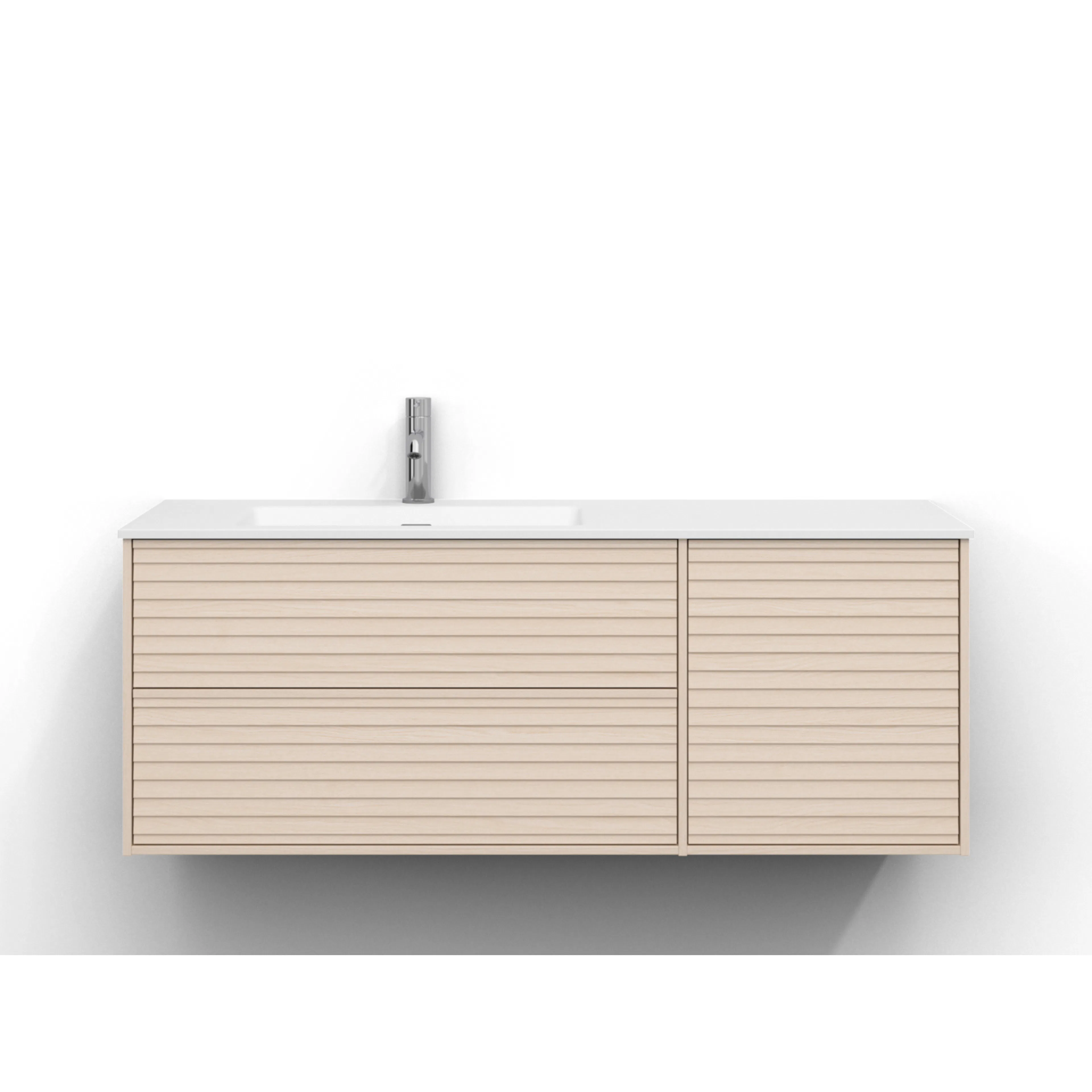 Tvättställsskåp Svedbergs Epos 120x45 med 2+1 Lådor