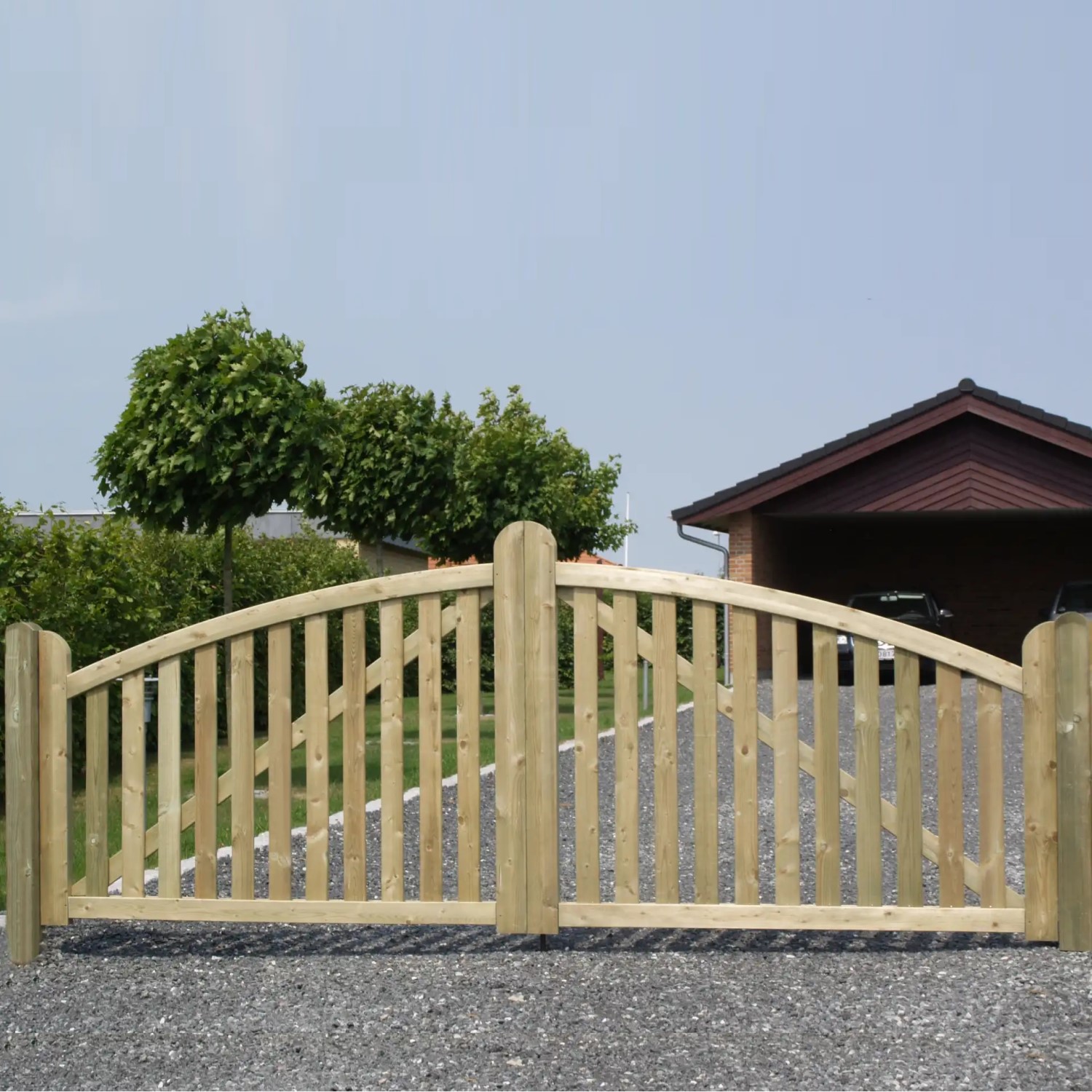 Port PLUS Ligno Dobbel med Beslag 300x88/118 cm