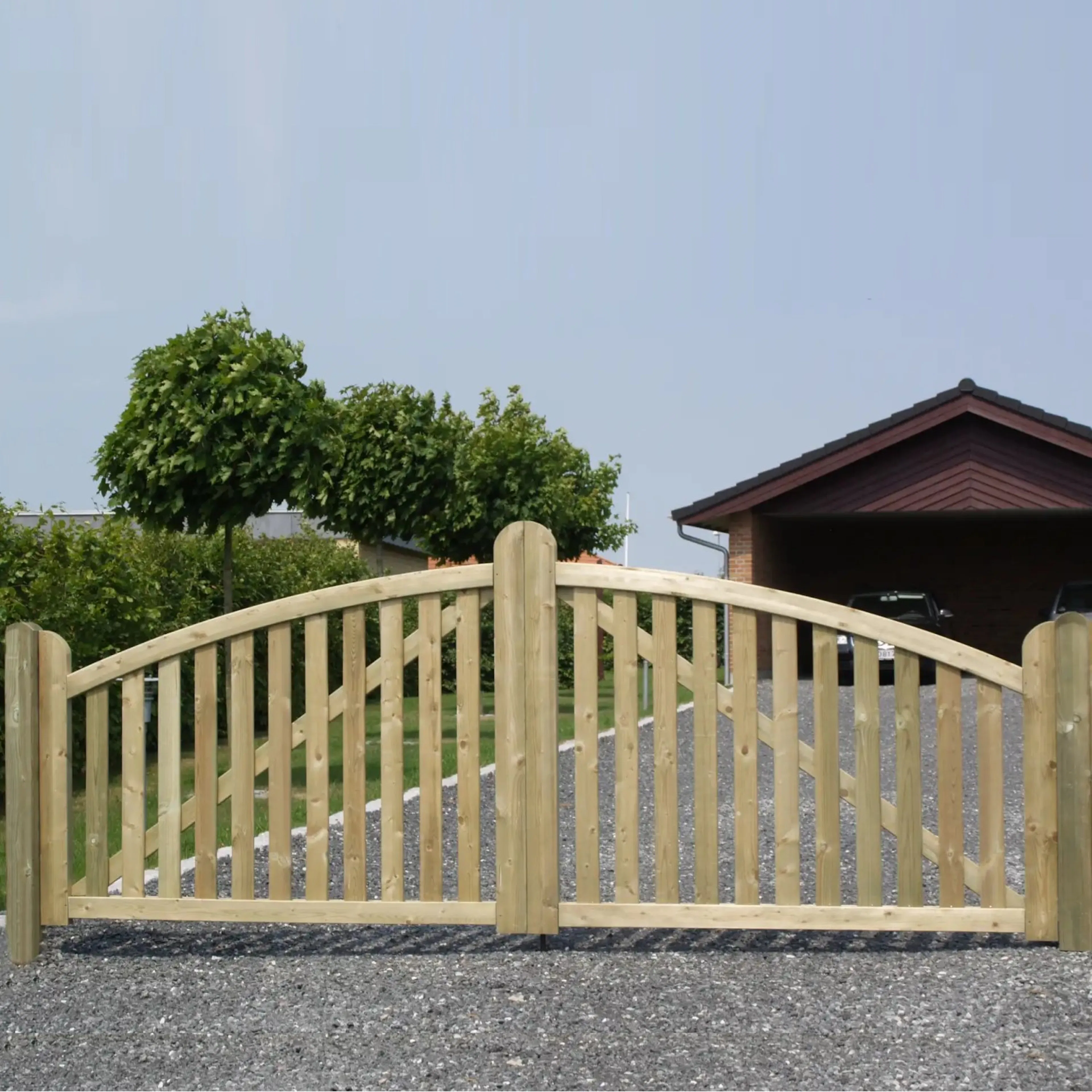 Port PLUS Ligno Dobbel med Beslag 300x88/118 cm