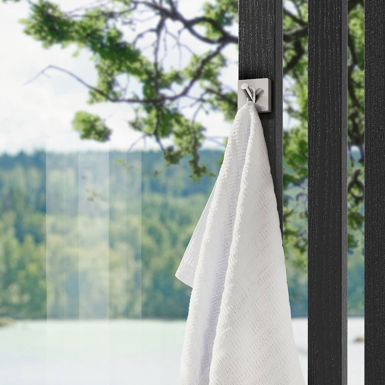 HOUSE Enkelkrok förkr mässing Krom