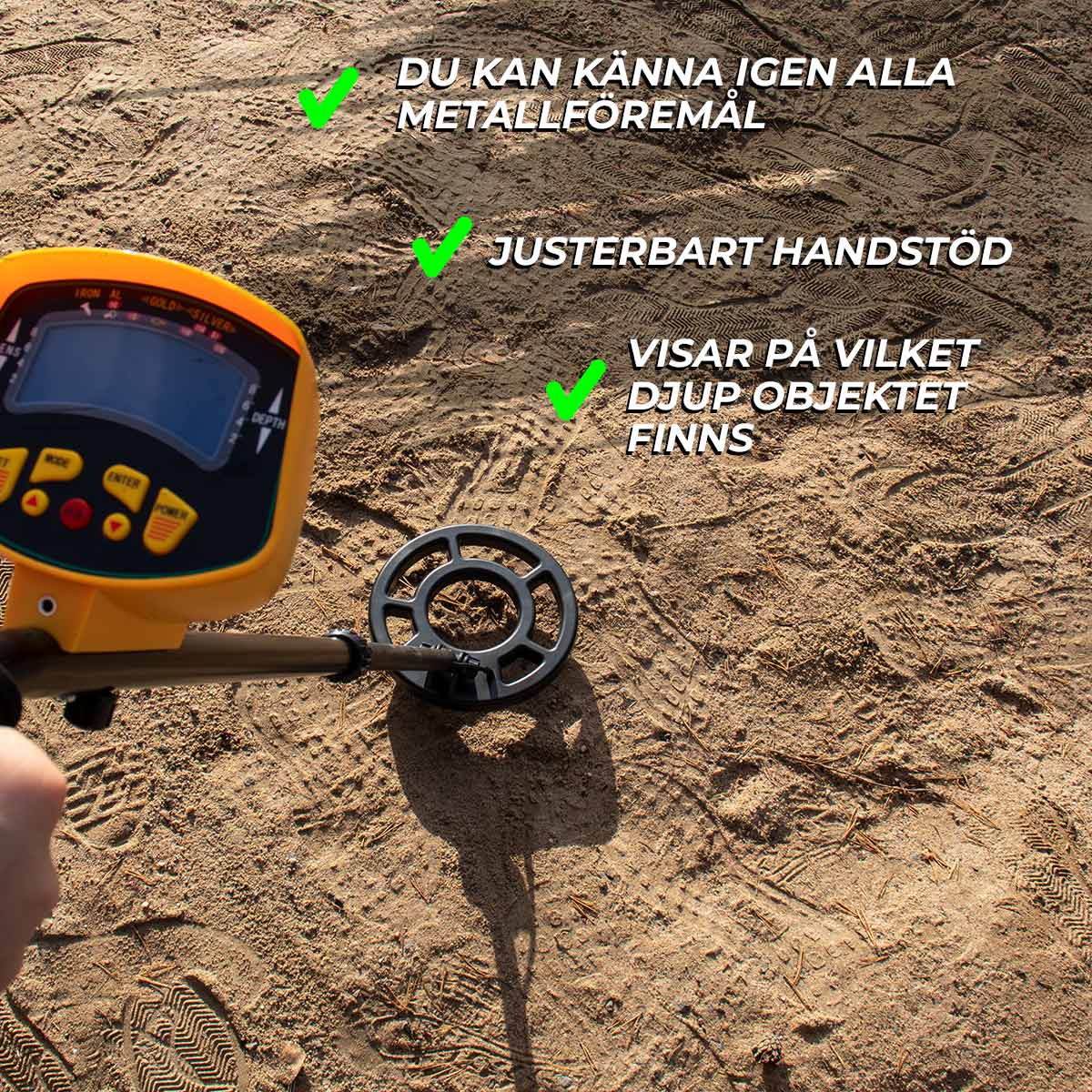 Metall detektor Klondike Deluxe