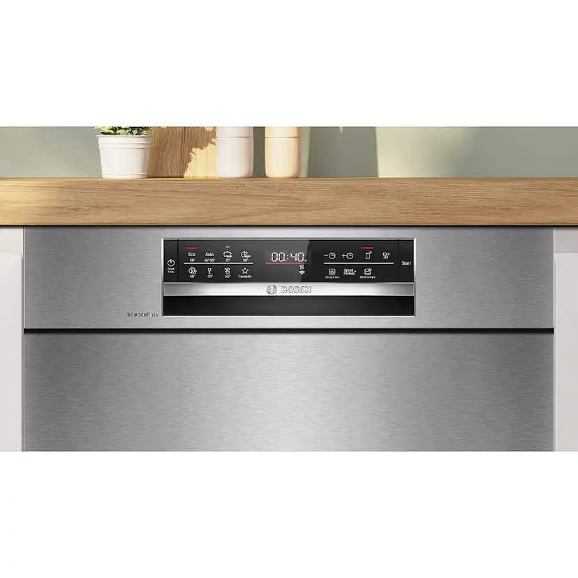 Innebygd Oppvaskmaskin Bosch Serie 6 SMU6ECS12E Rustfri Home Connect