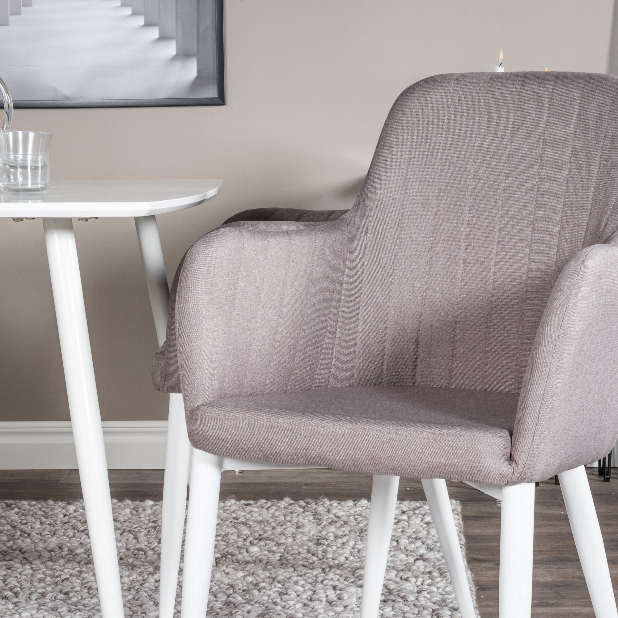 Spisegruppe Venture Home Polar med 4stk Comfort Stoler
