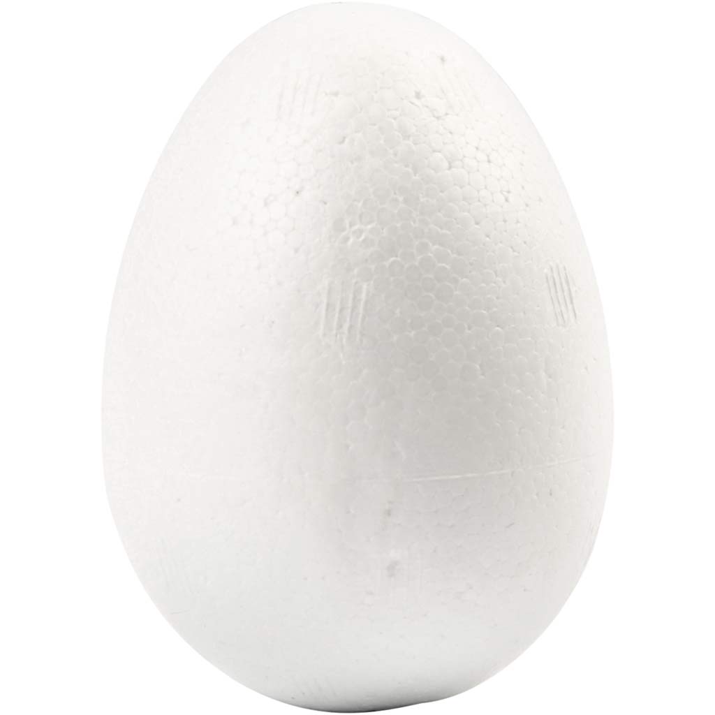 Ägg, vit, H: 6 cm, 50 st./ 1 förp. Høyde: 60 mm, 50 st