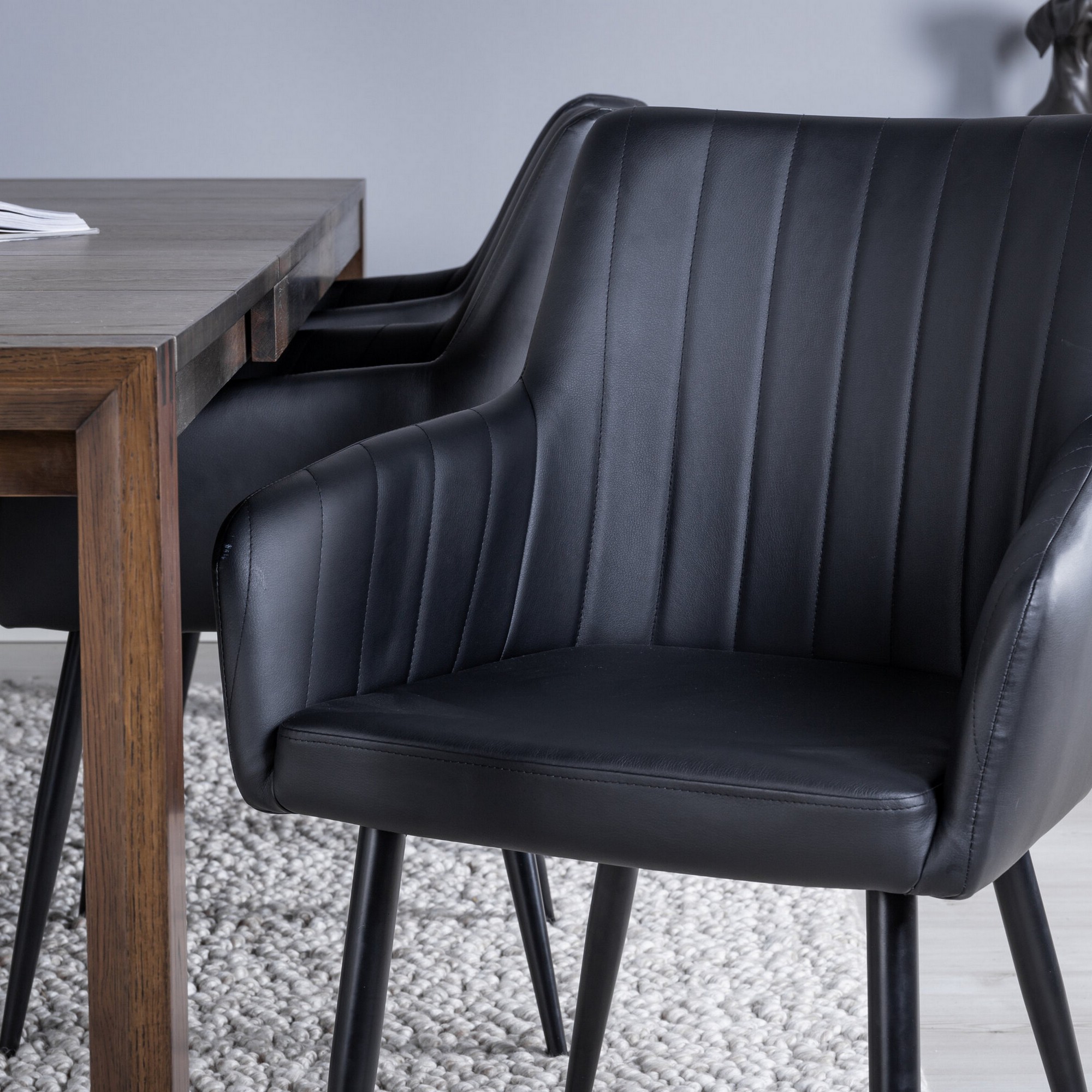 Spisegruppe Venture Home Slider med 6stk Comfort Stoler