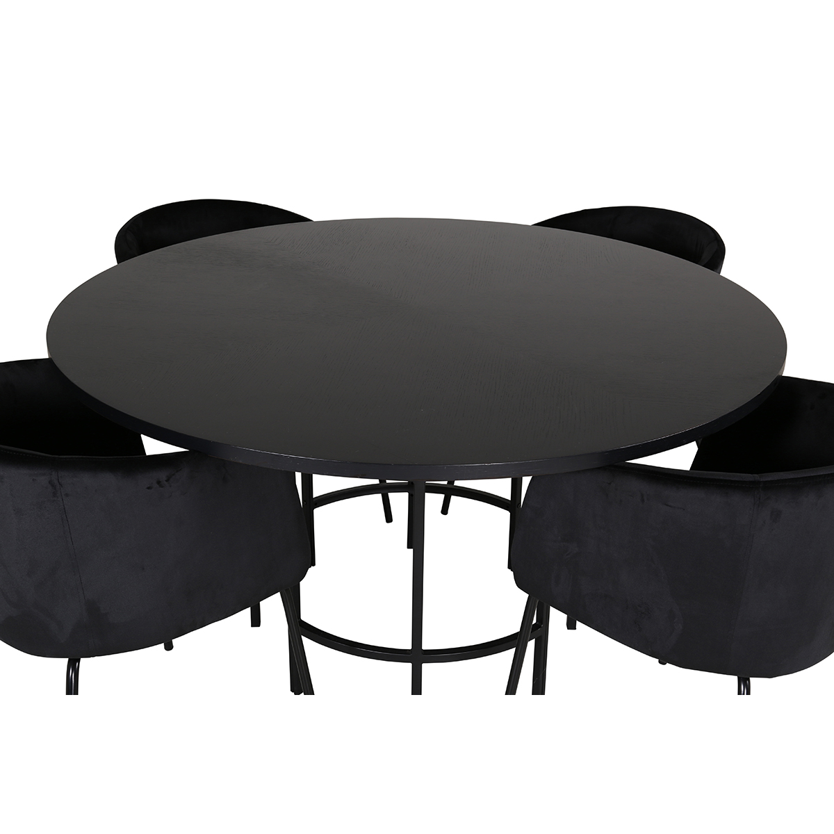 Spisegruppe furniture/fashion Copenhagen Ø140 cm med 4 Berit Stoler
