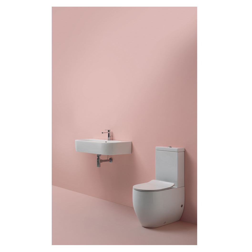 Toalettsete Lavabo Slim Myk Lukking Hardt Sete